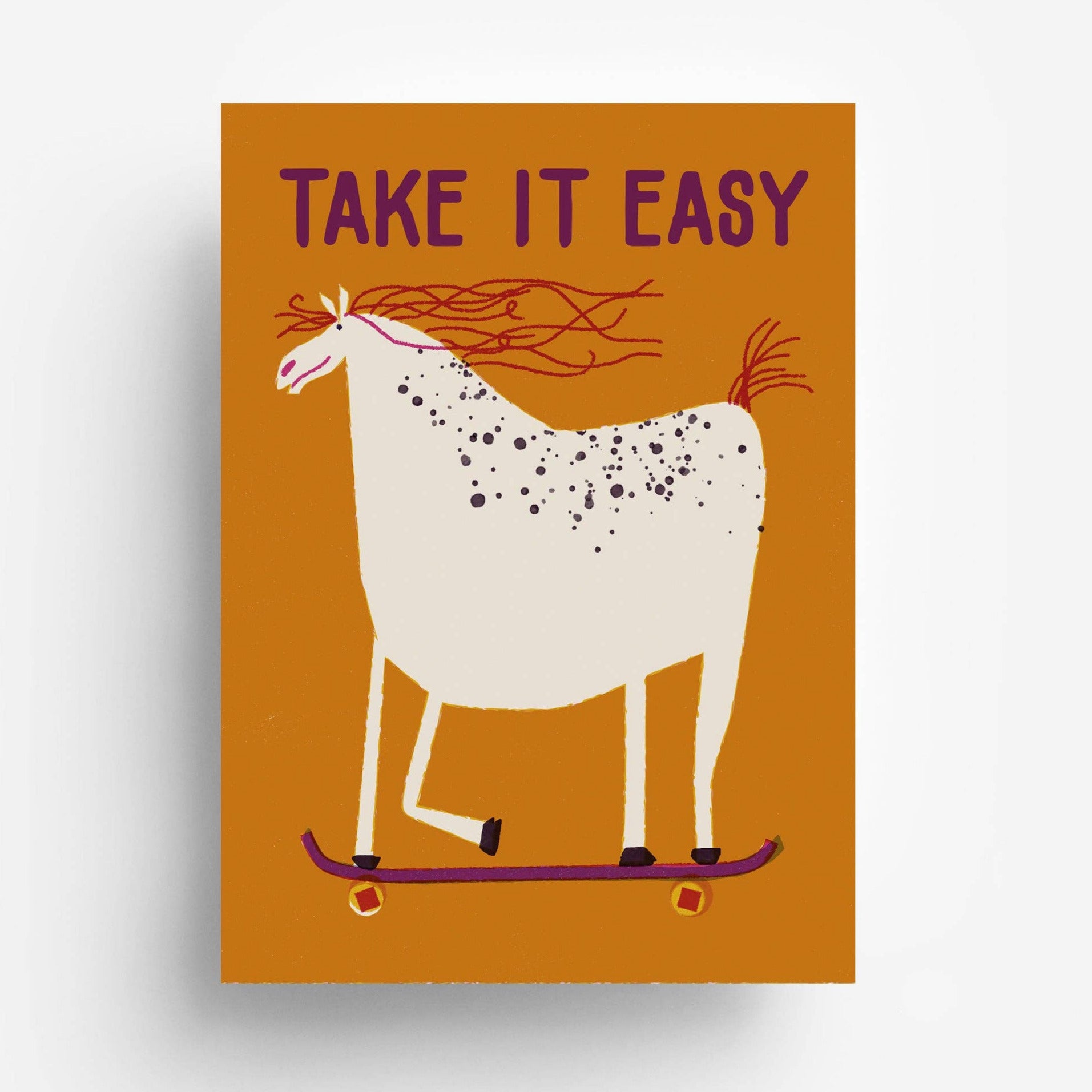 Take It Easy Postcard -Barbara Dziadosz