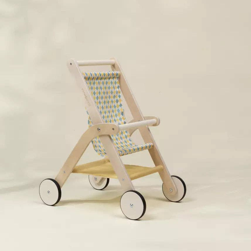 Wooden Dolls’ Stroller