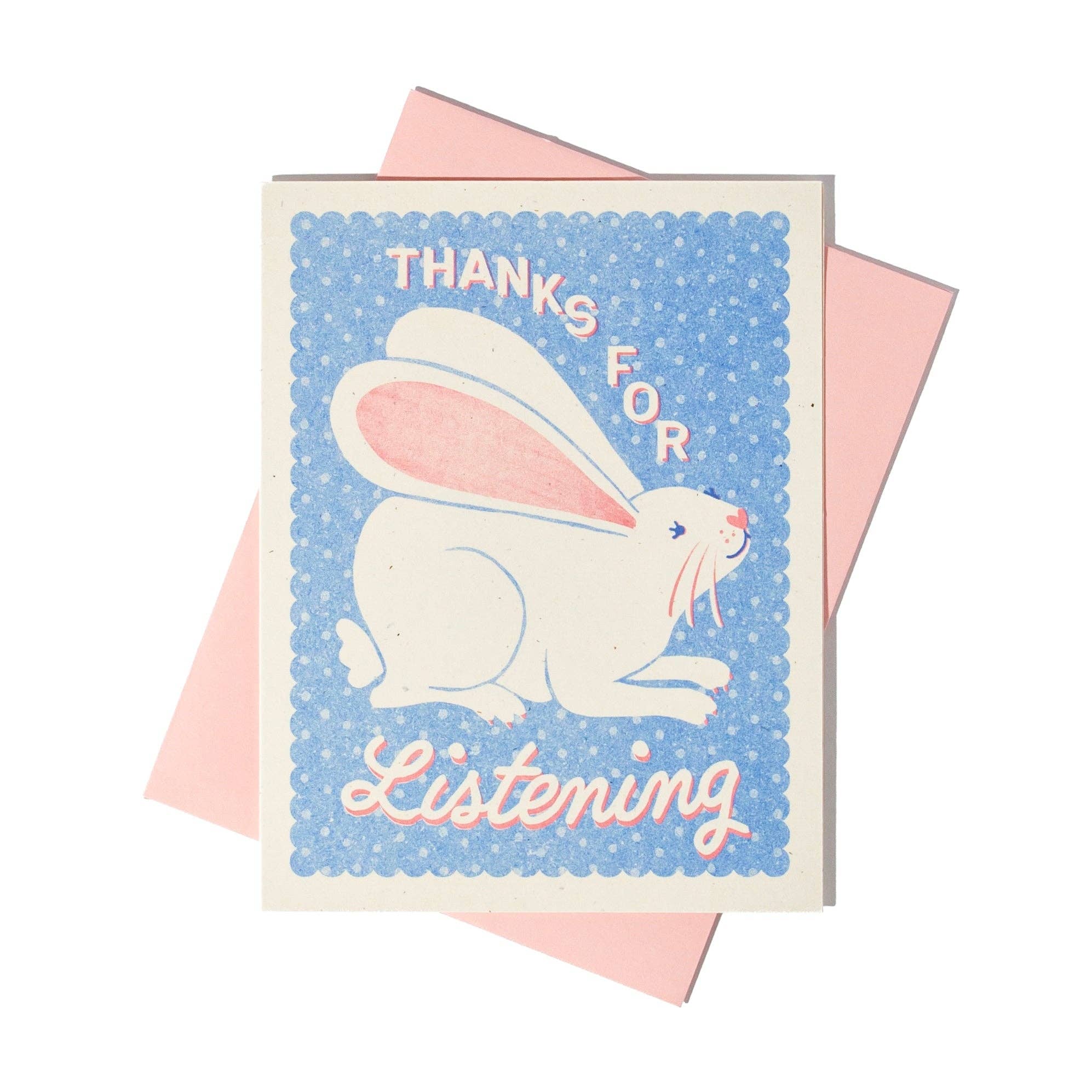Thanks for Listening - Risograph Card – TANTRUM