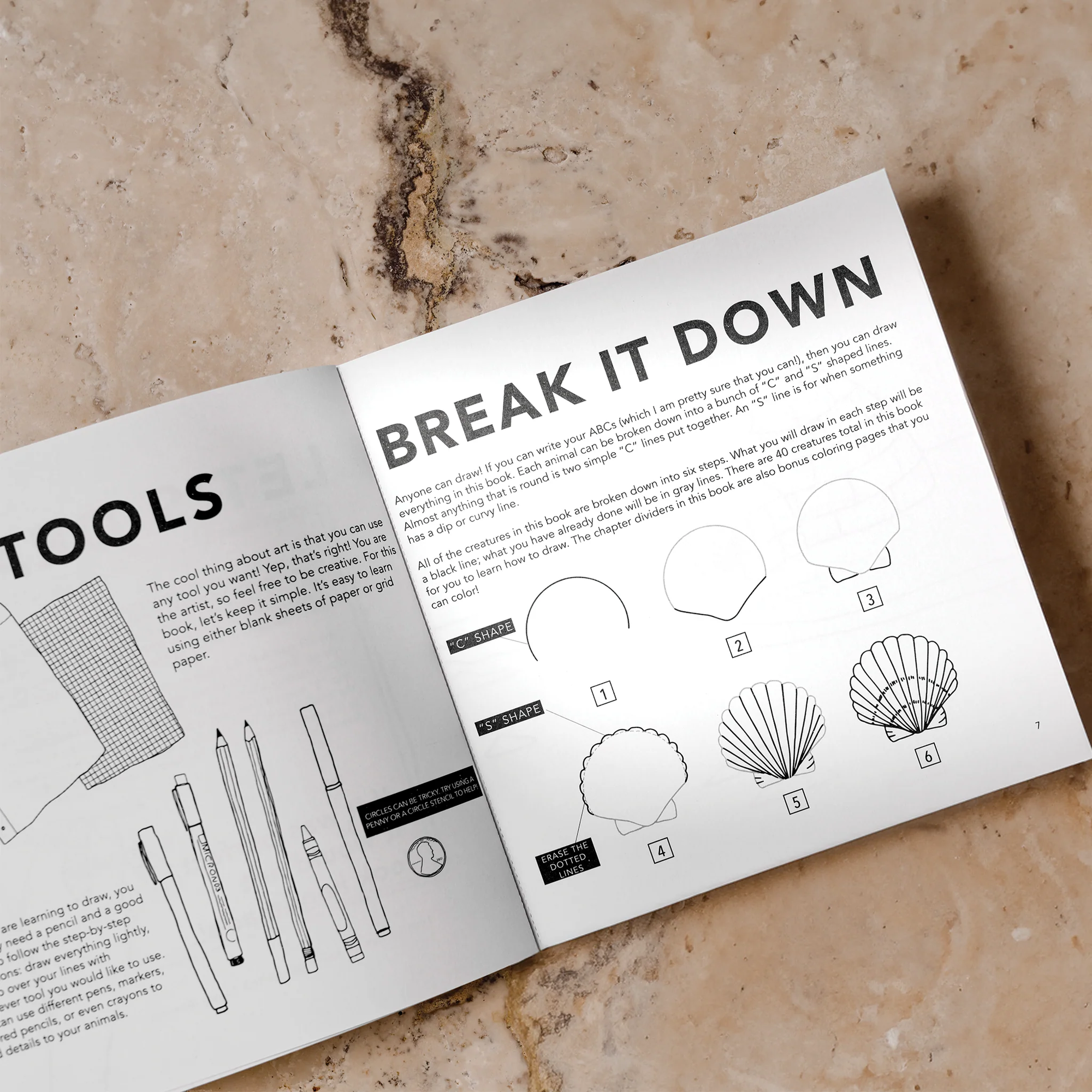 Under the Sea: How to Draw Travel Size for Kids