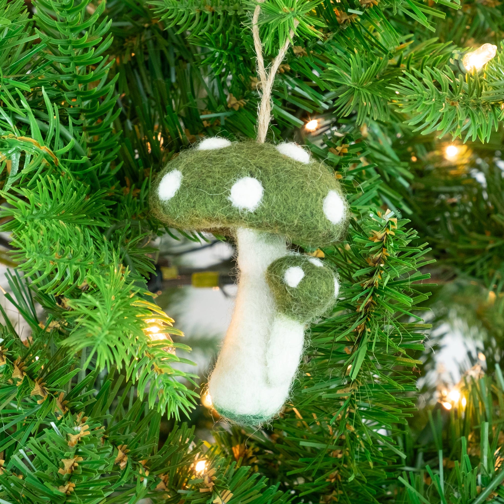 Felt Mushroom Ornaments