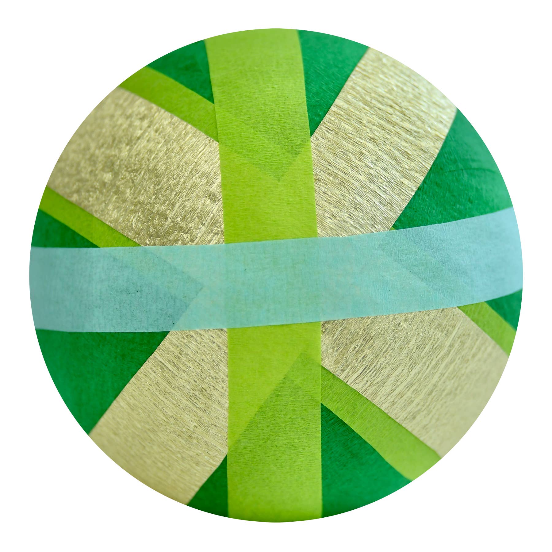 Deluxe Surprise Ball - Gold Metallic Stripes