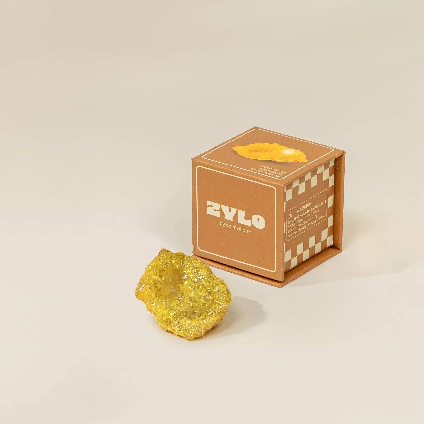 Collectible Mineral - Yellow Geode