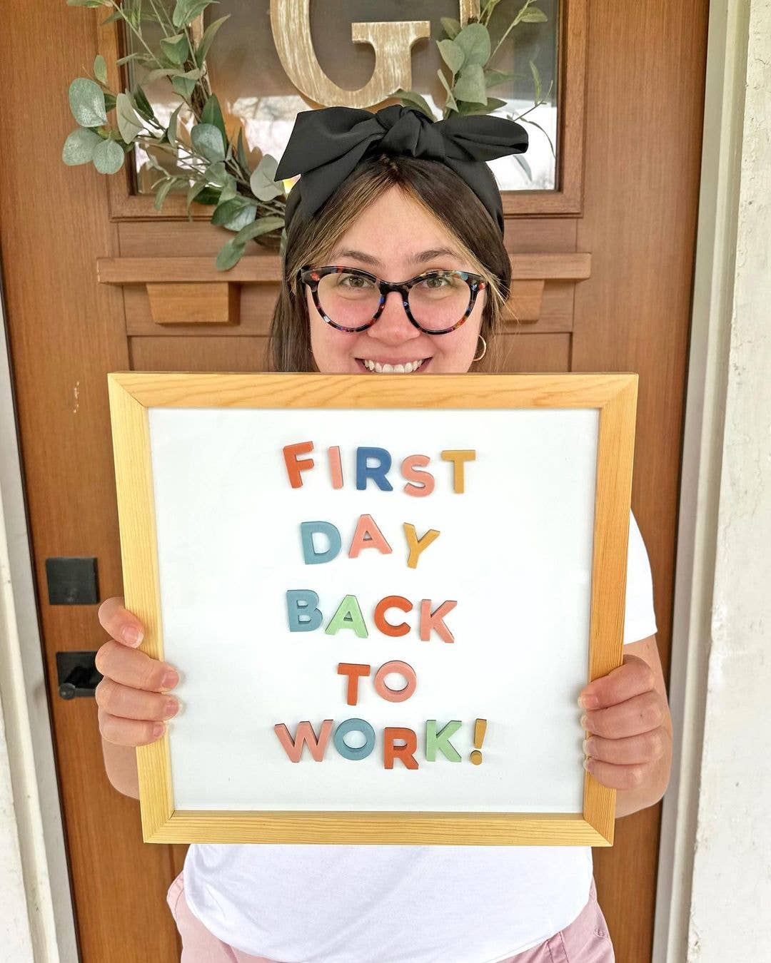 1" Uppercase Rainbow Dream Magnetic Letters + Numbers -200pcs