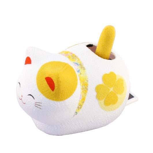 Solar Powered Fengsui Cat Yellow