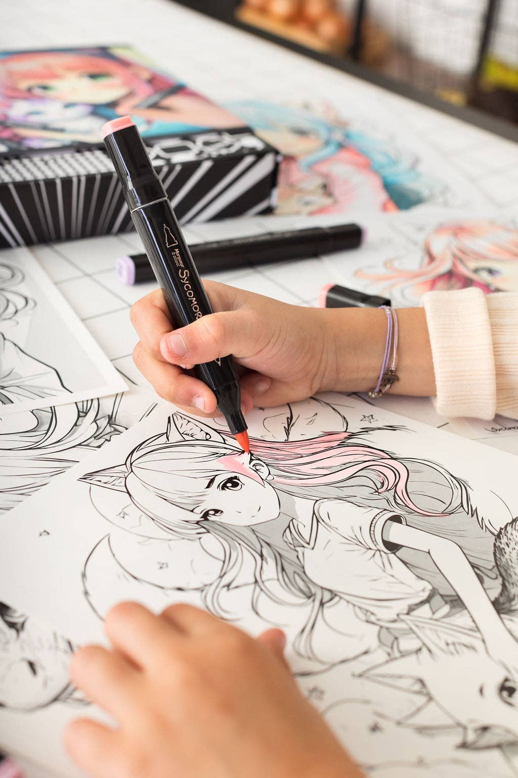 Manga - L Layout And Markers - Kemonomimi