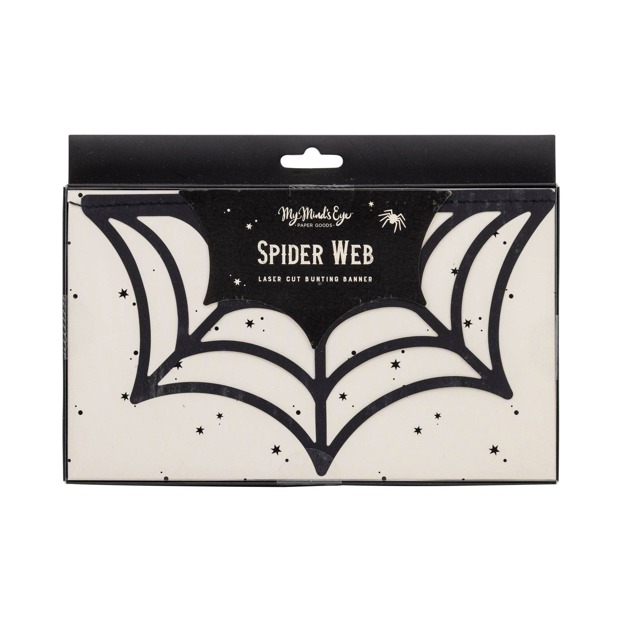 Spider Web Halloween Banner