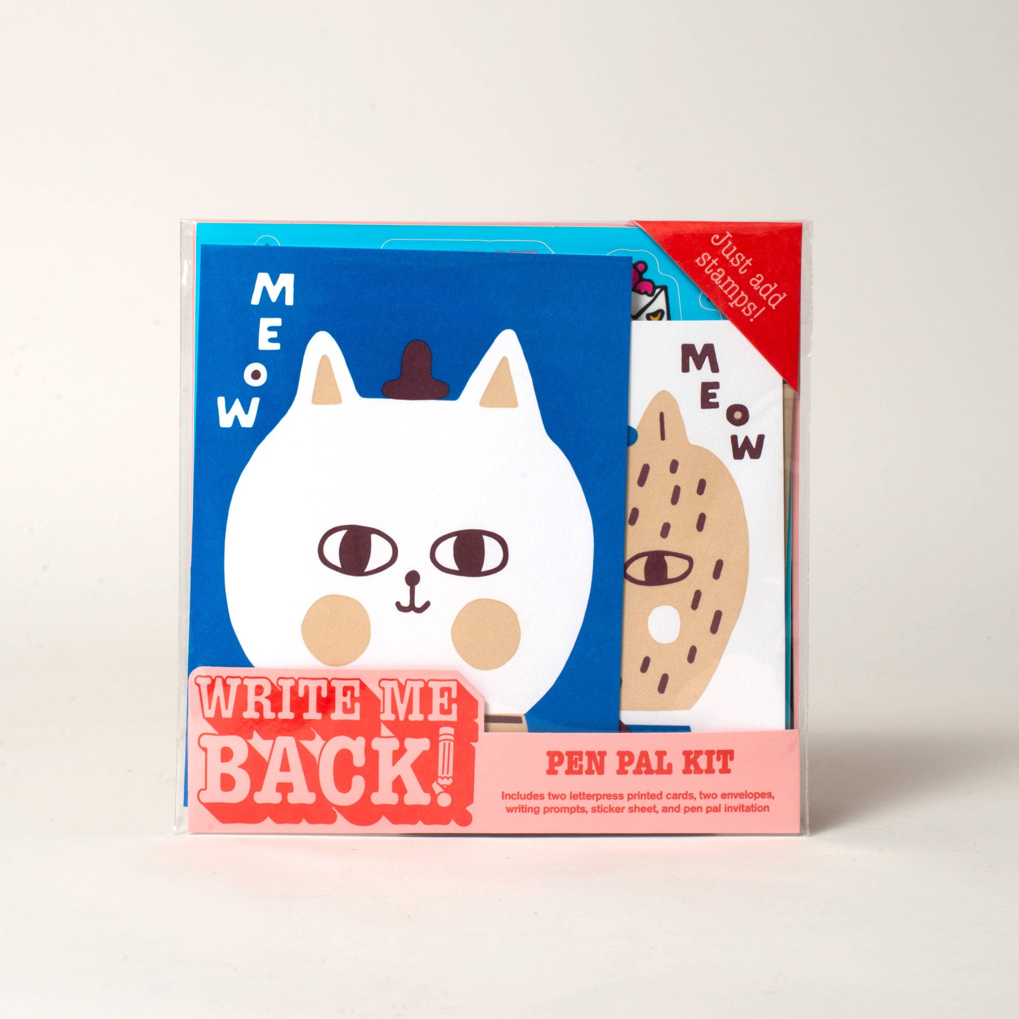 Cats Meow Letter Writing Write Me Back Pen Pal Kit -Suzy Ultman