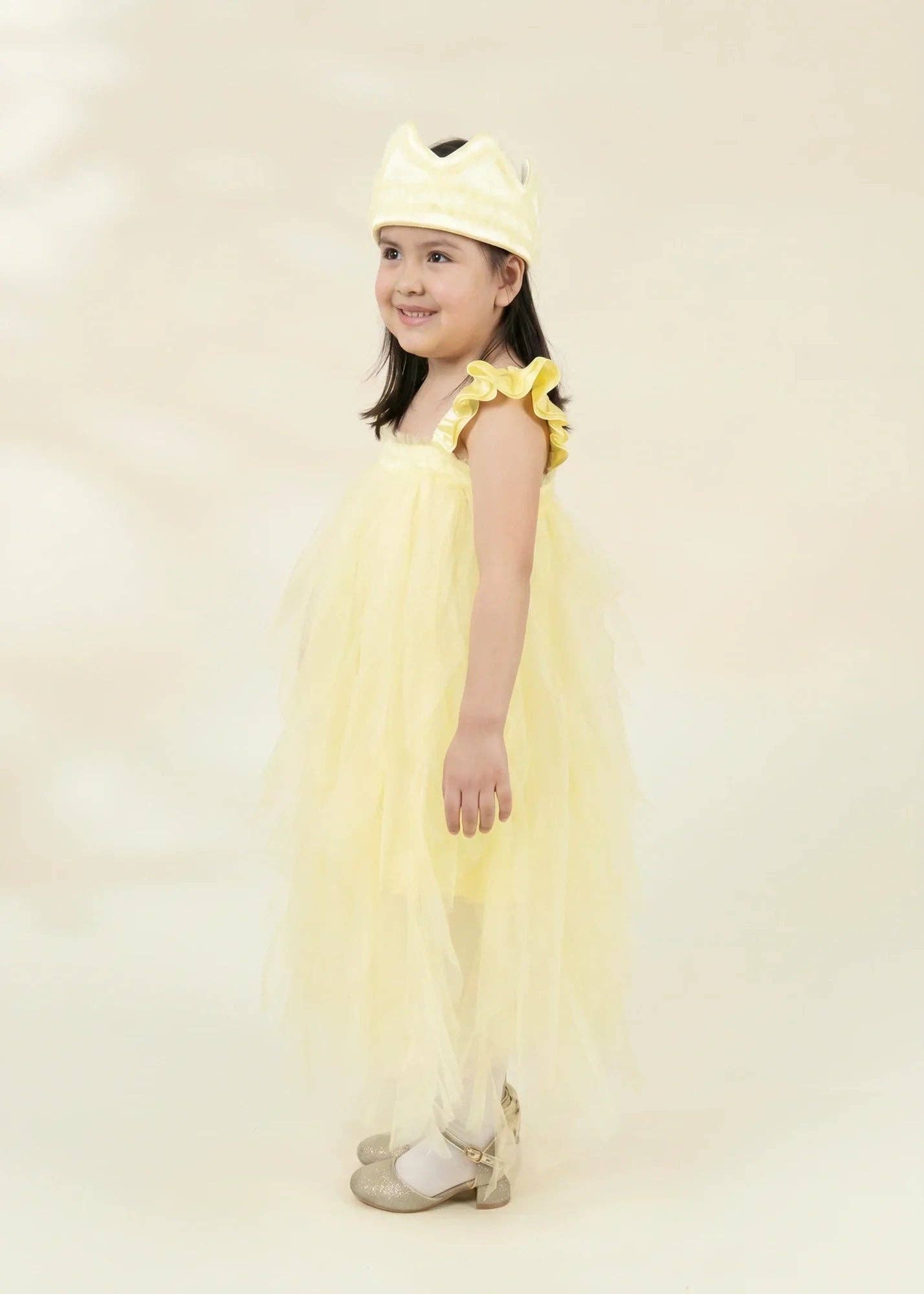 Gelato Ruffle Princess Dress with Crown Play Costume 7–8Y