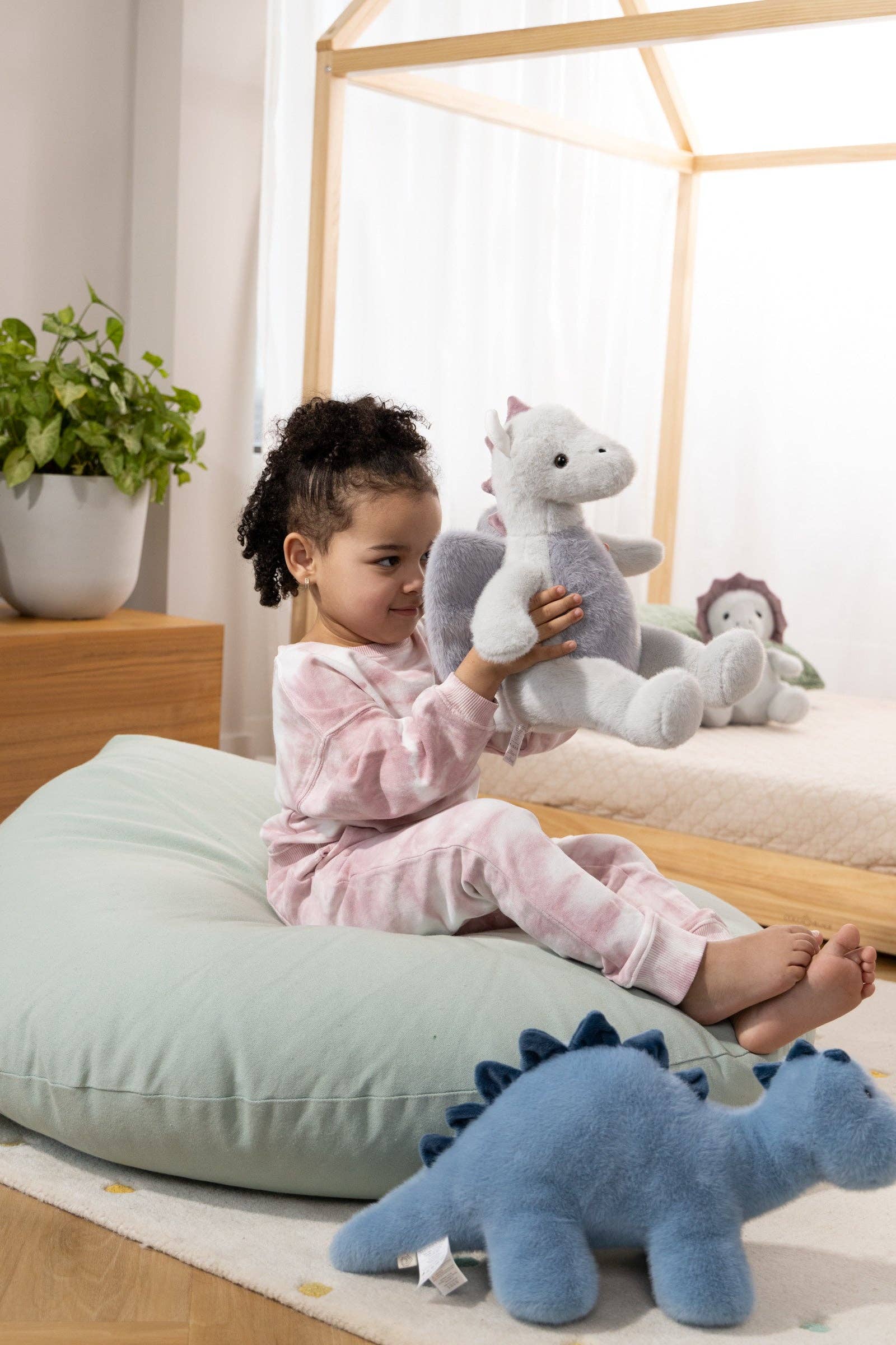 Dino Plush Toy - Grey Dragon