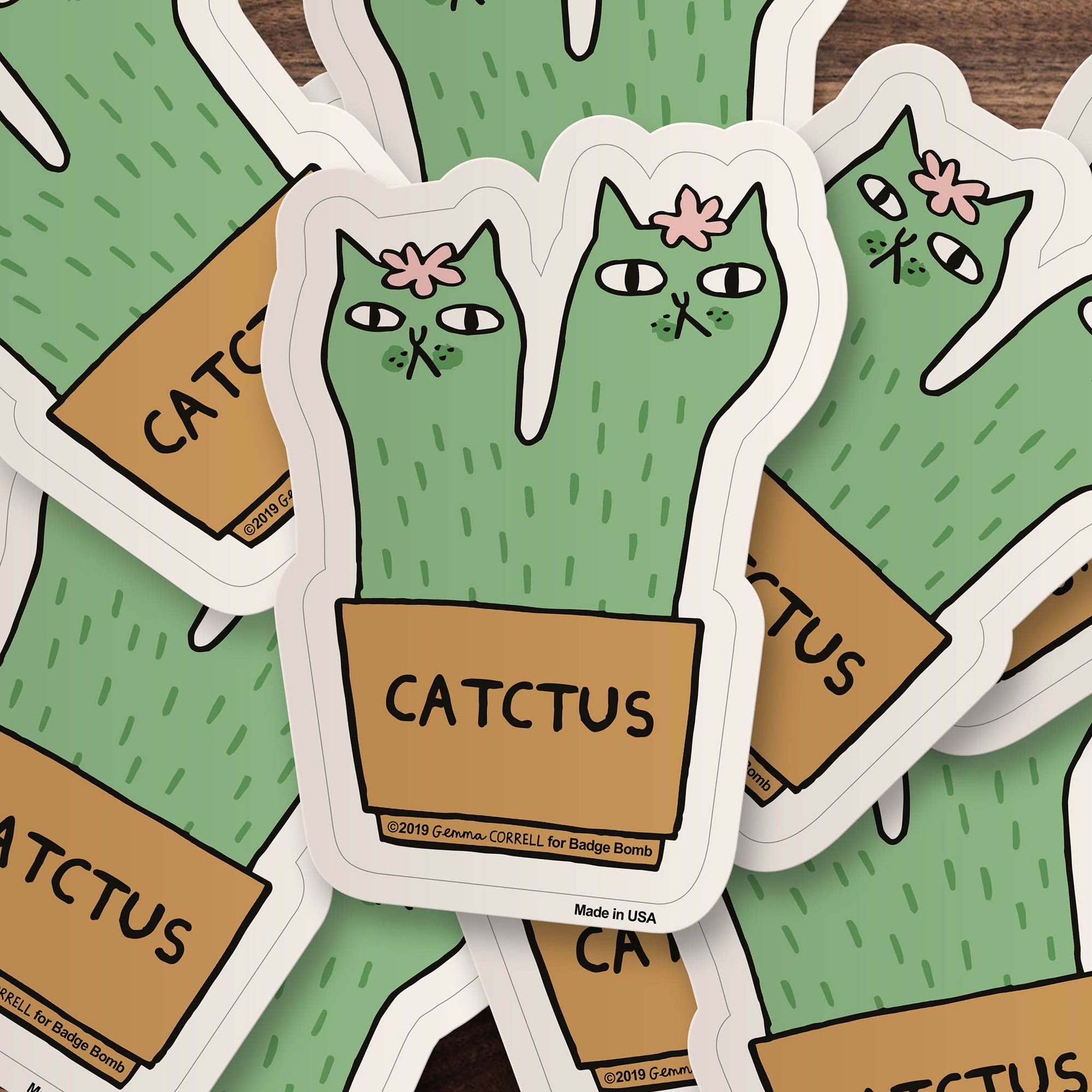 Catcus Big Sticker