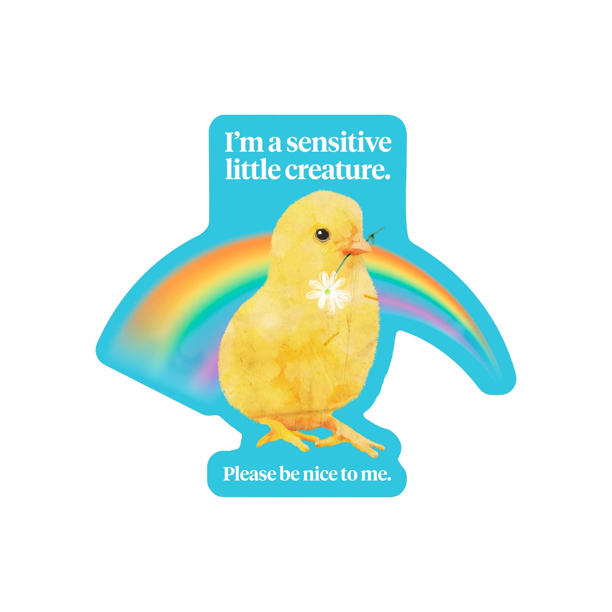 Sensitive Creature Vinyl Sticker