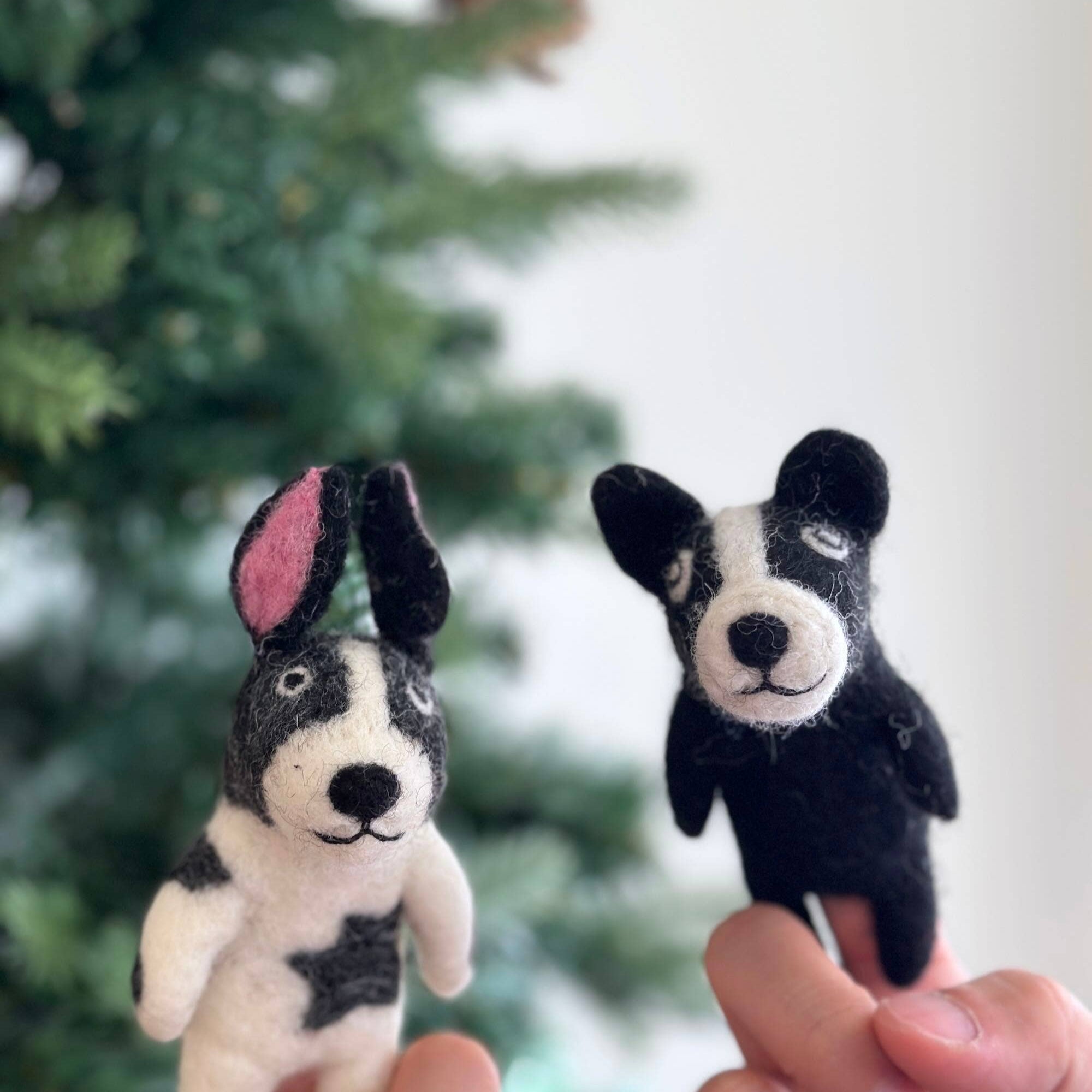 Felt Finger Puppet: French Bull