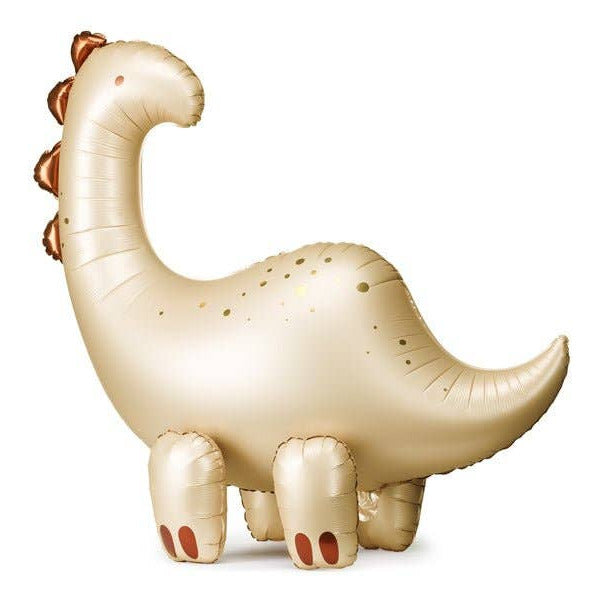 Balloon dinosaur toy on a white background