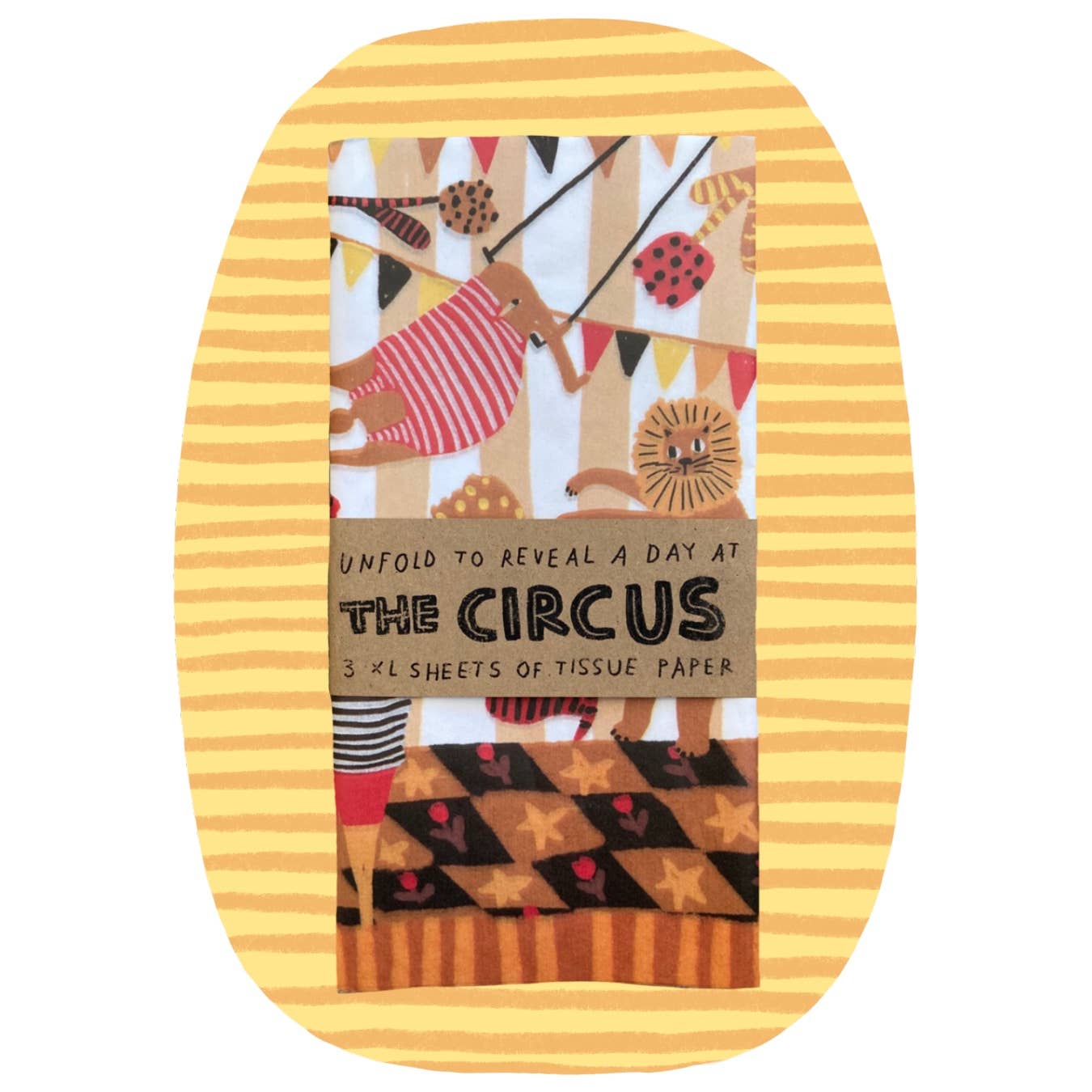 A DAY AT THE CIRCUS Tissue Paper (3pk)