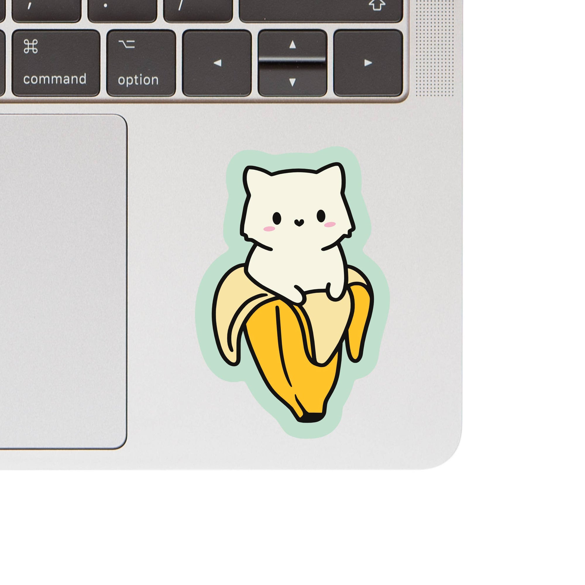 Banana Kitty Vinyl Sticker