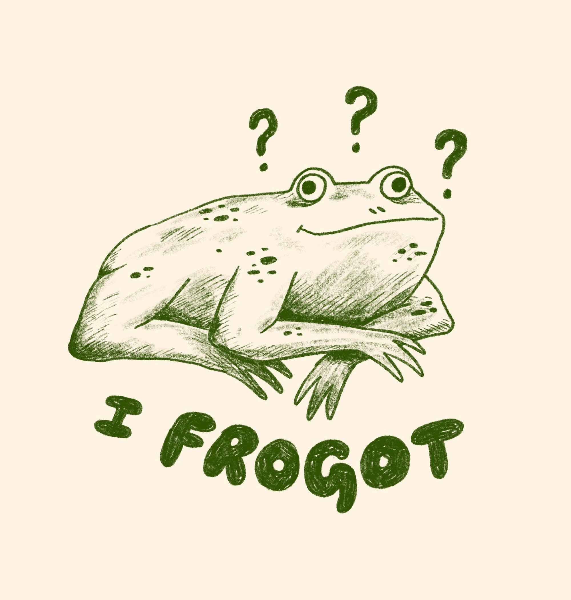 Sticker - I frogot