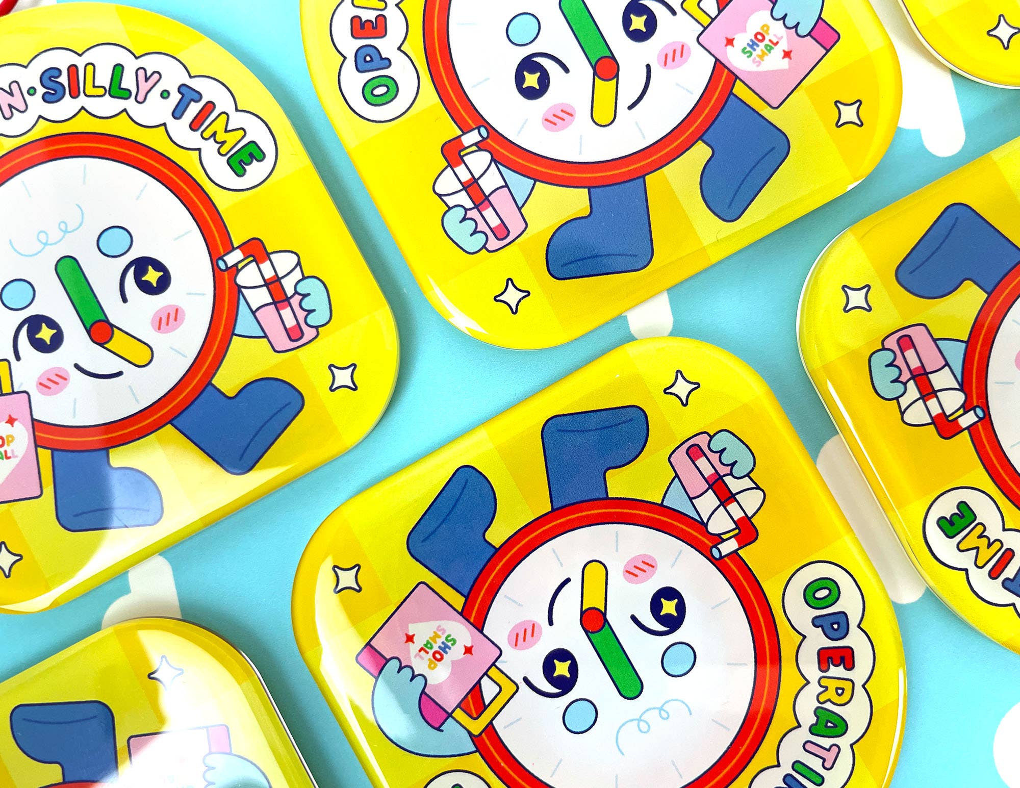 Operating on Silly Time Acrylic Keychain