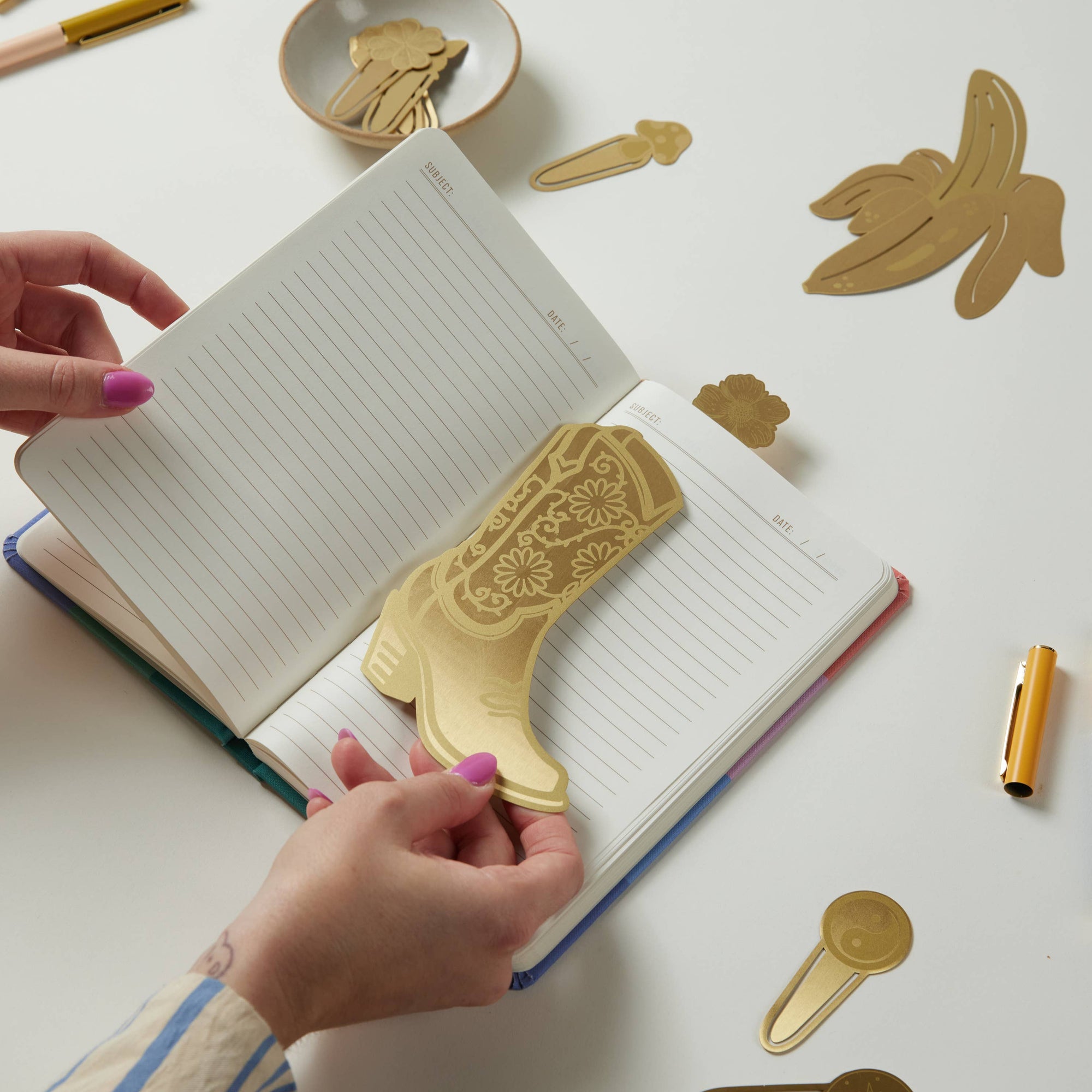 Metal Bookmark - Cabana Banana