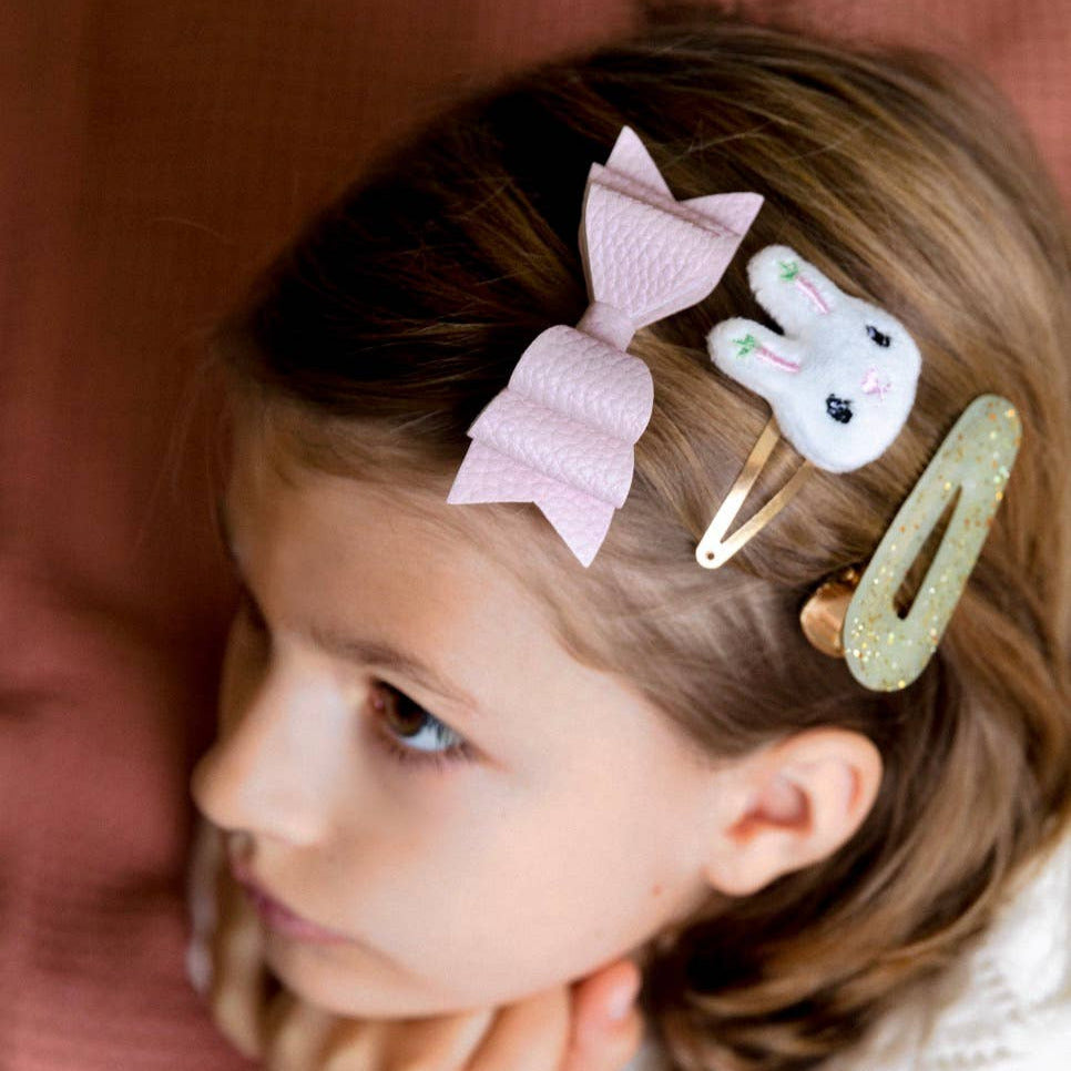 SWEET BUNNY - Set of 4 hair clips