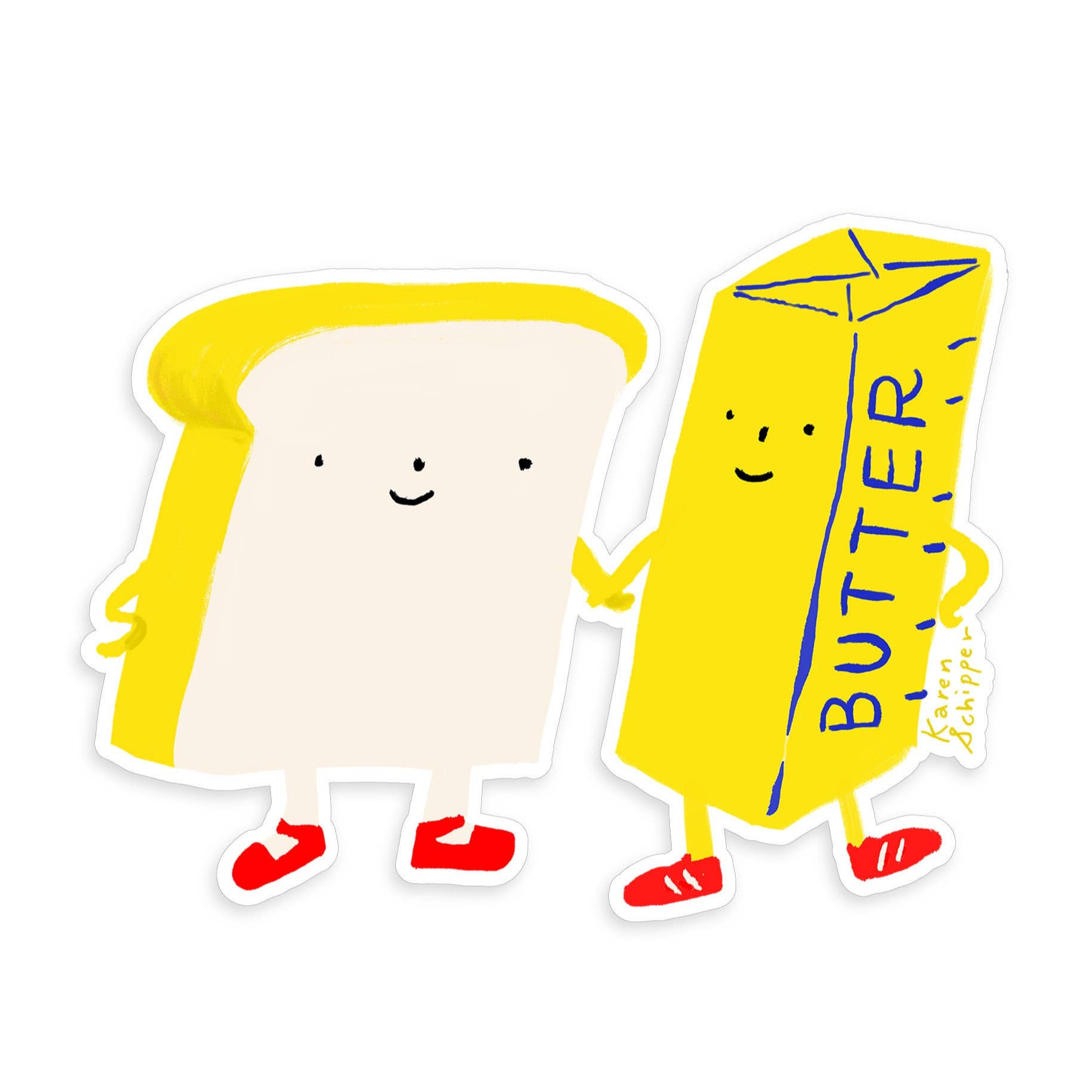 Bread and Butter Sticker