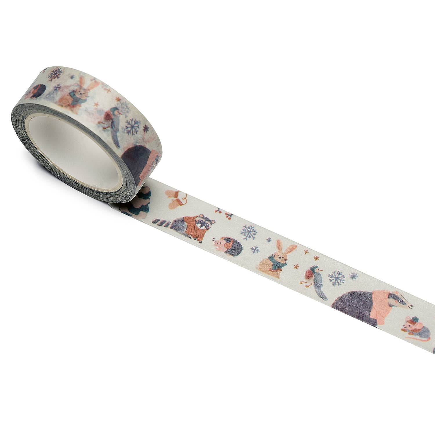 Decorative tape with cartoon character design on a white background