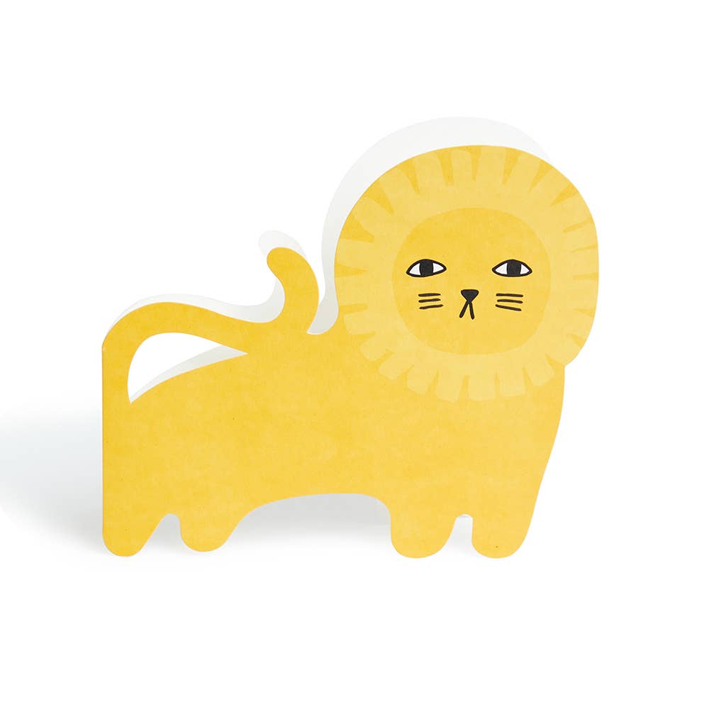 Richie Lion Cut-Out Card