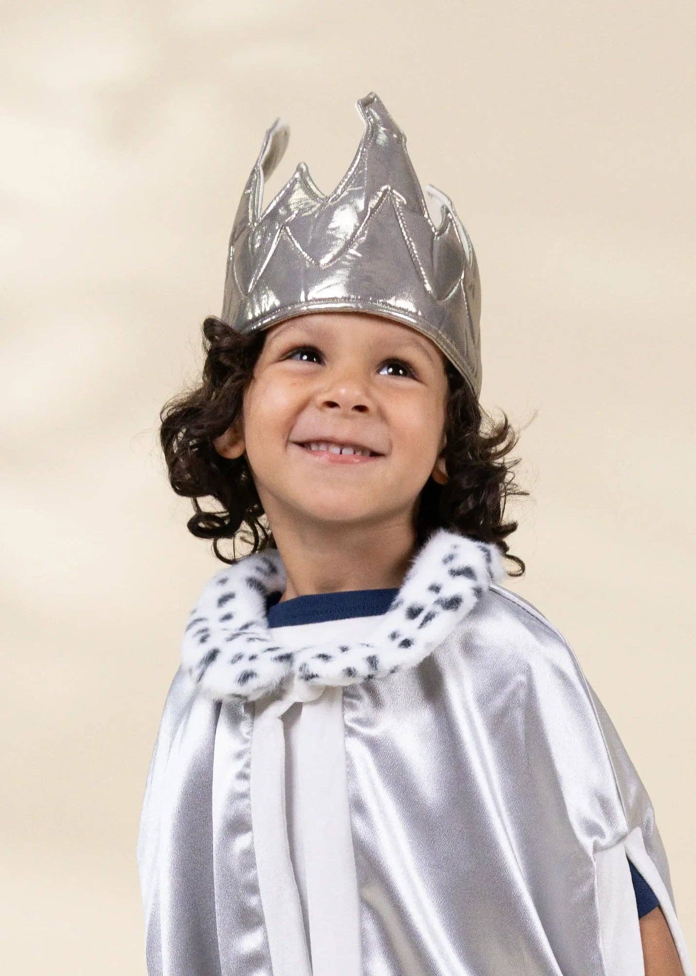 Role Play Dress-Up King Cape with Crown