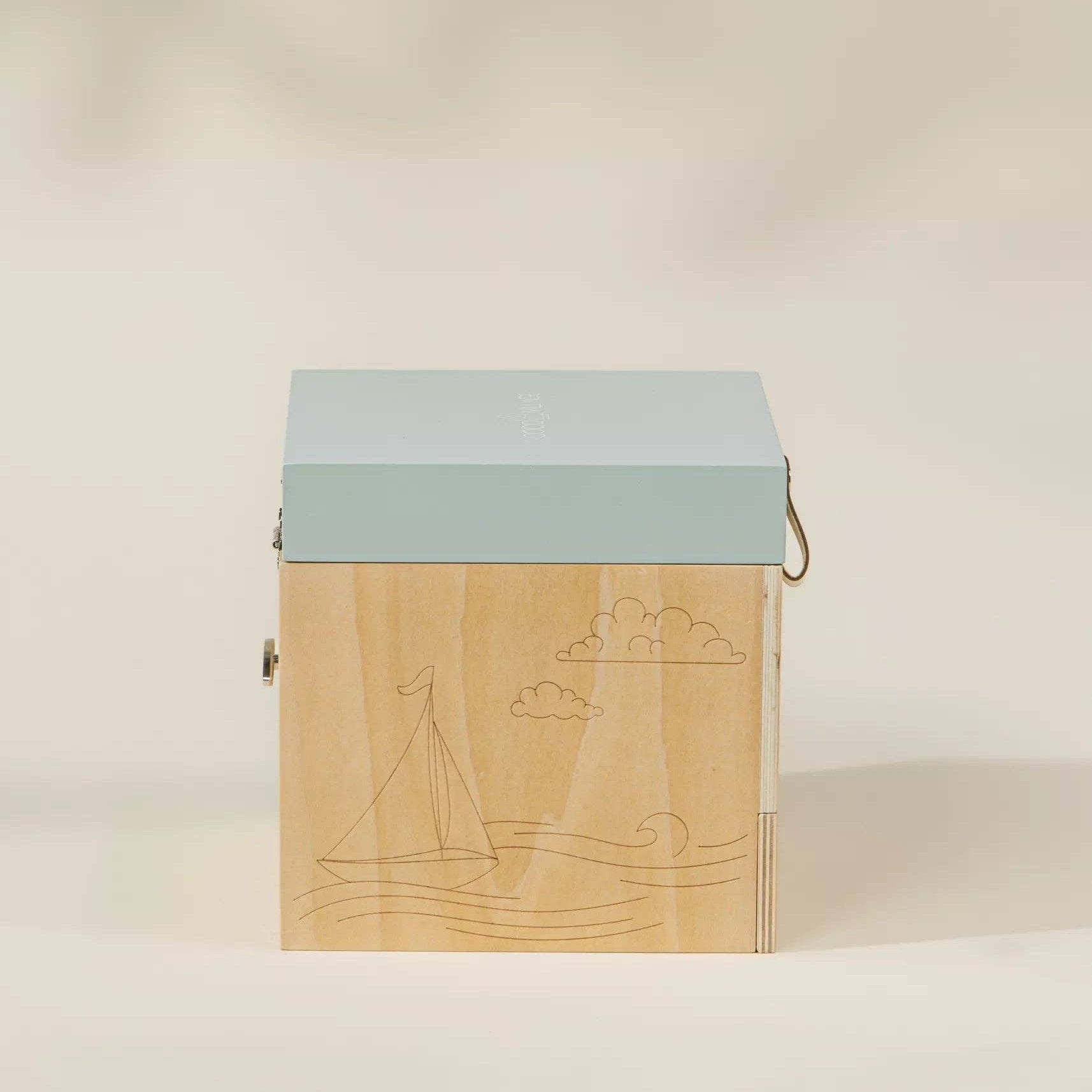 Wooden Musical Souvenir Box - Ocean