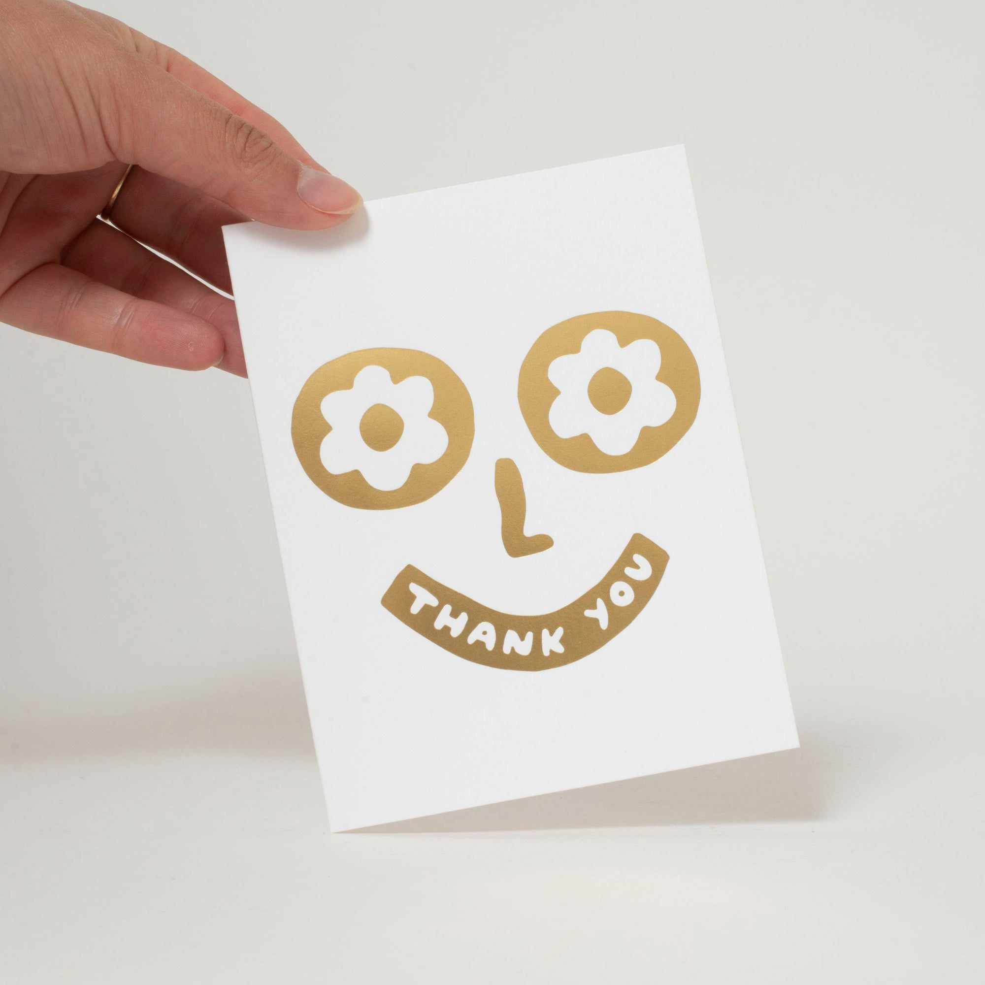 Thank You Silly Face Letterpress Card- Suzy Ultman