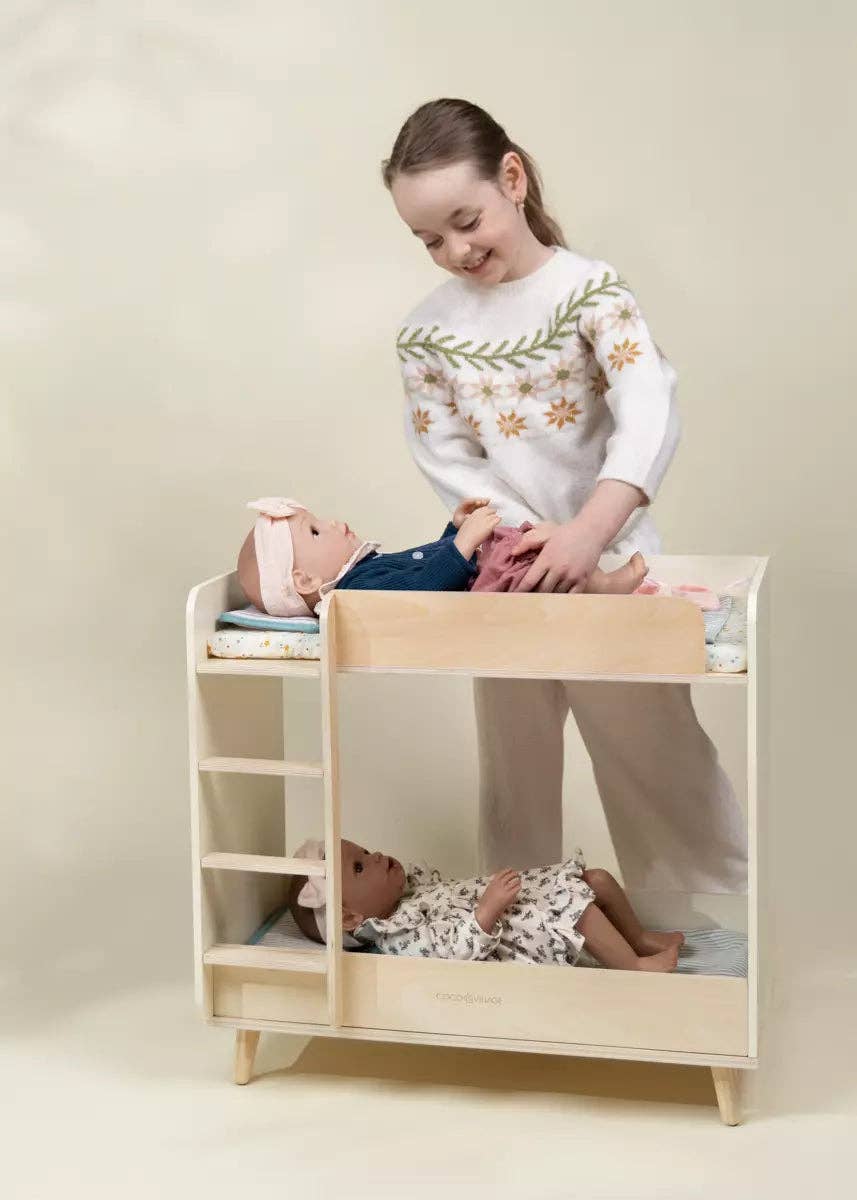 Wooden Dolls’ Bunk Bed