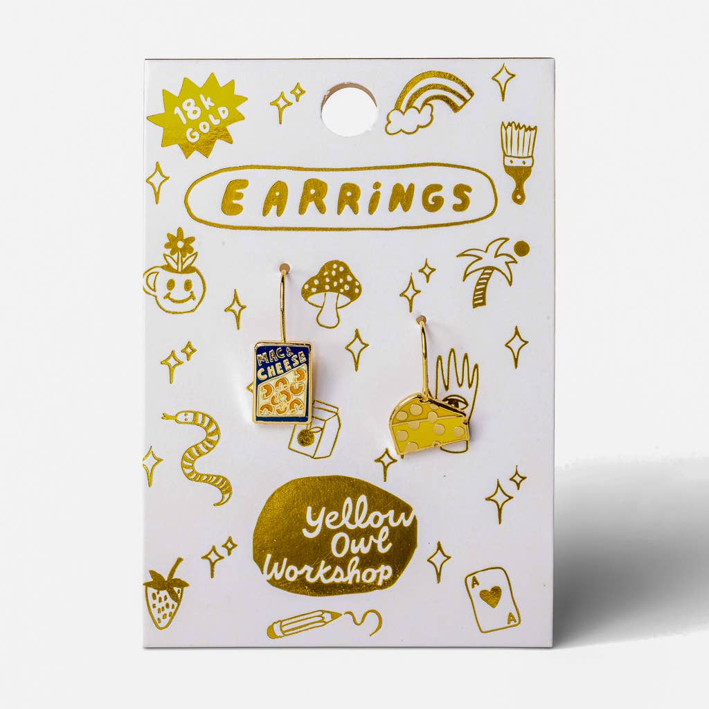 Mac & Cheese Earrings