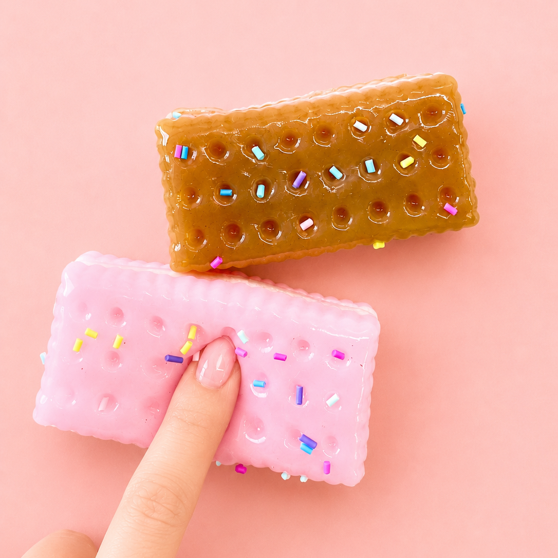 Sprinkle Ice Cream Sandwich - Taba Squishy