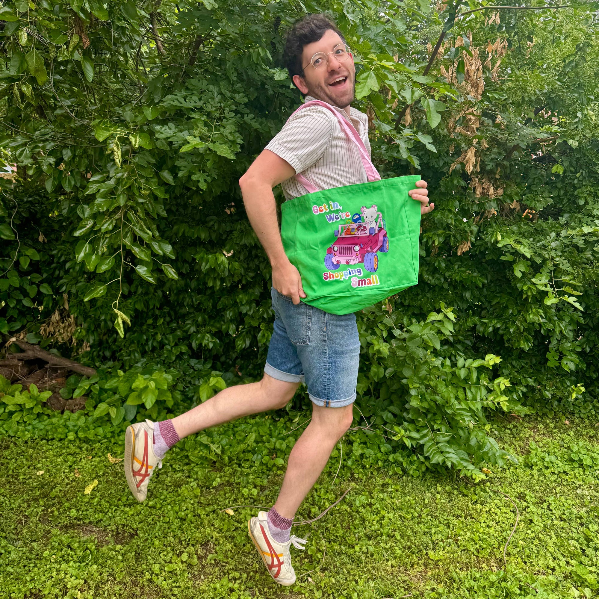 Get in We’re Shopping Small Tote