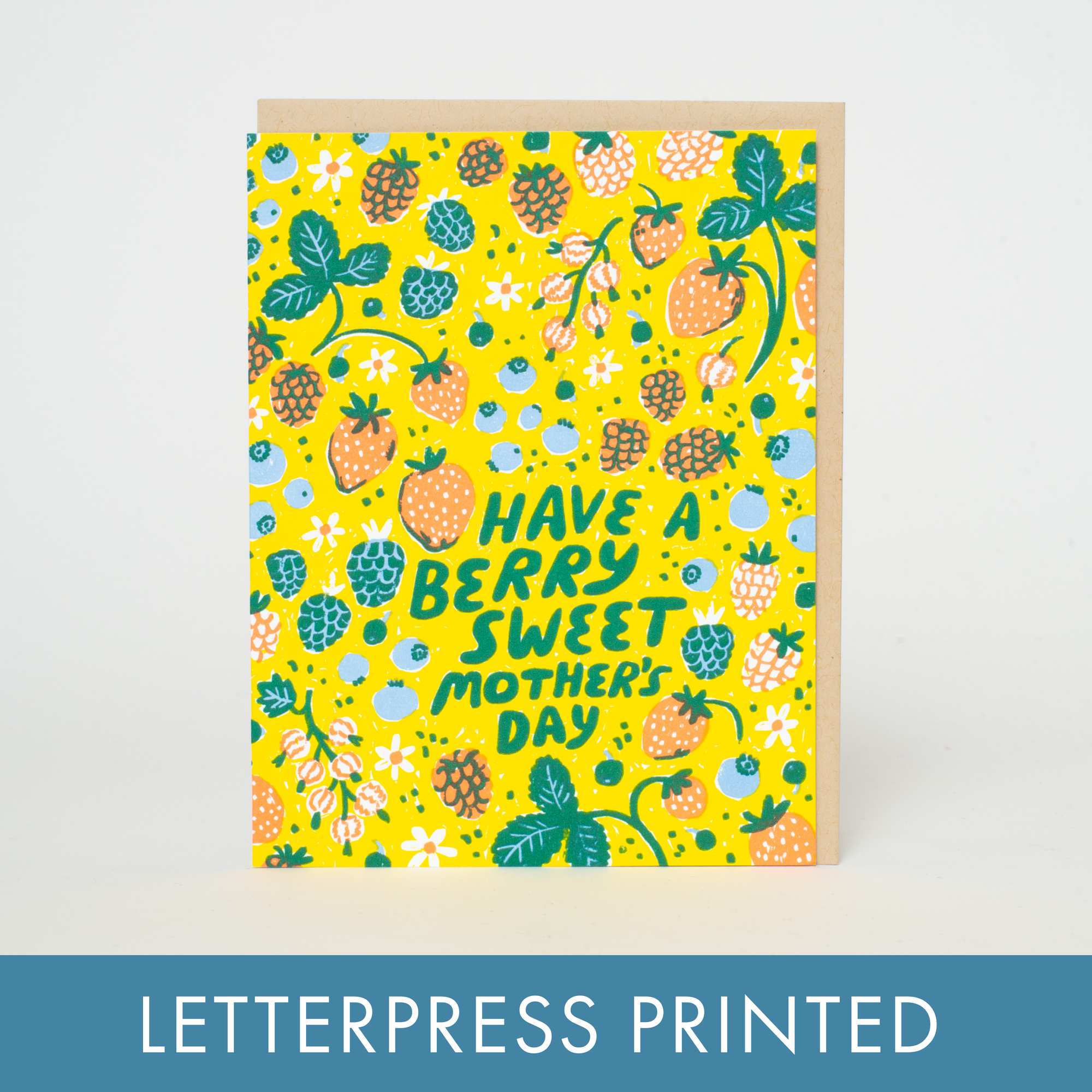 Berry Mother's Day Letterpress Card - Phoebe Wahl