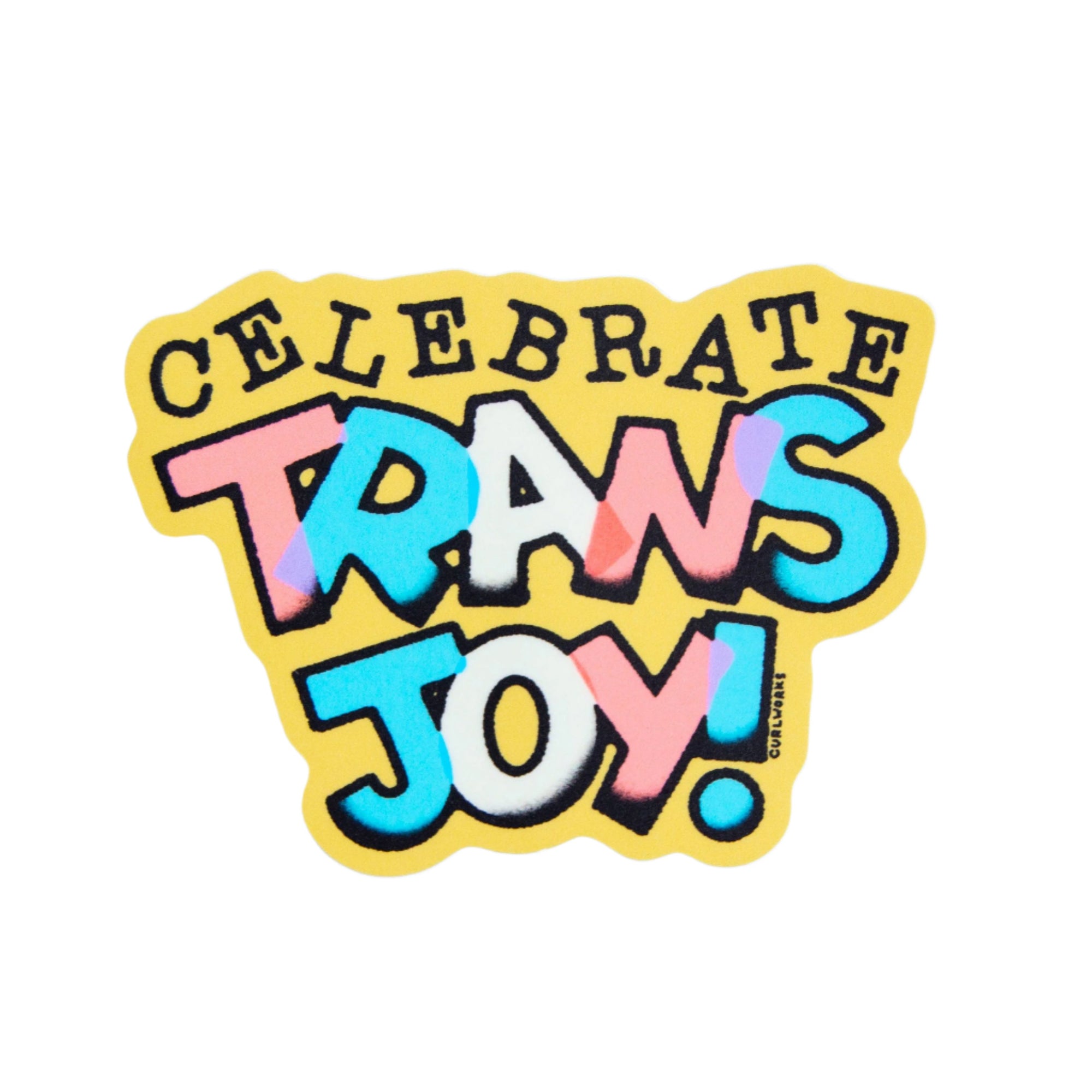 Celebrate Trans Joy 2  - 3" Vinyl Sticker 