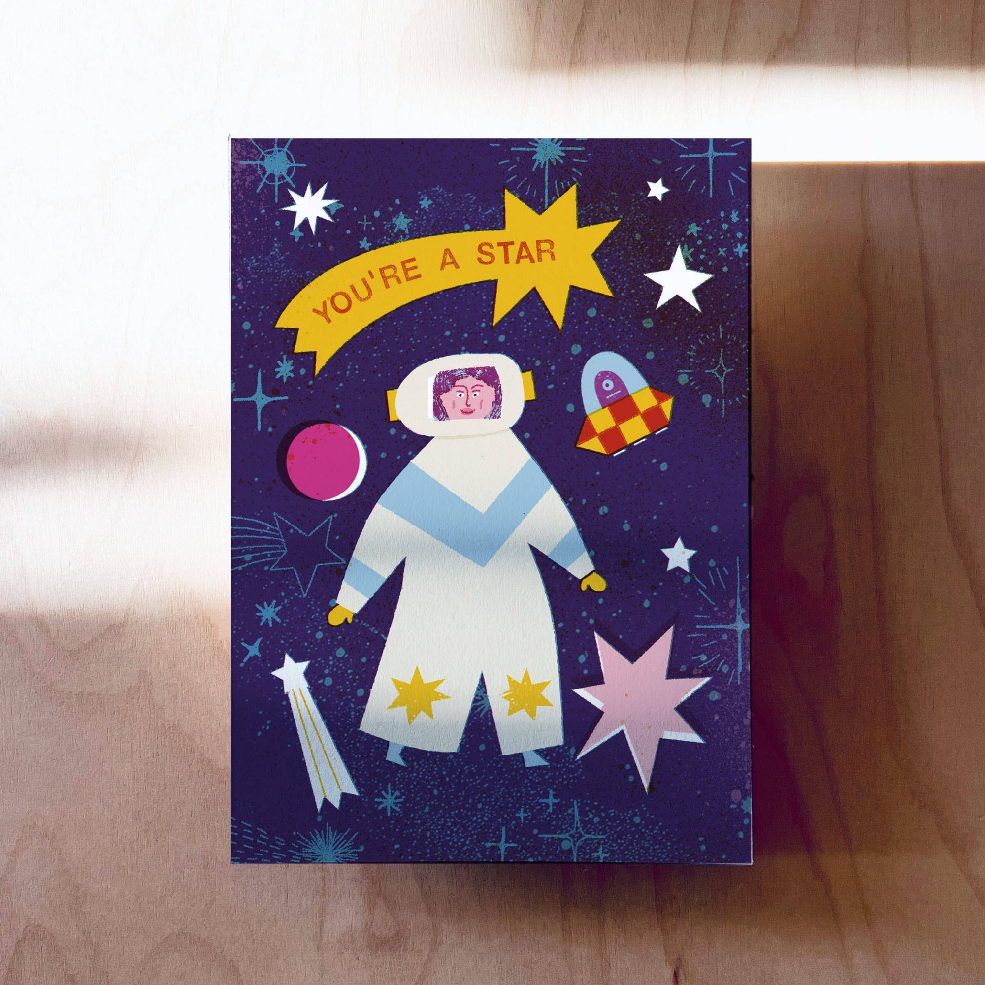 Star Lady Postcard -Barbara Dziadosz