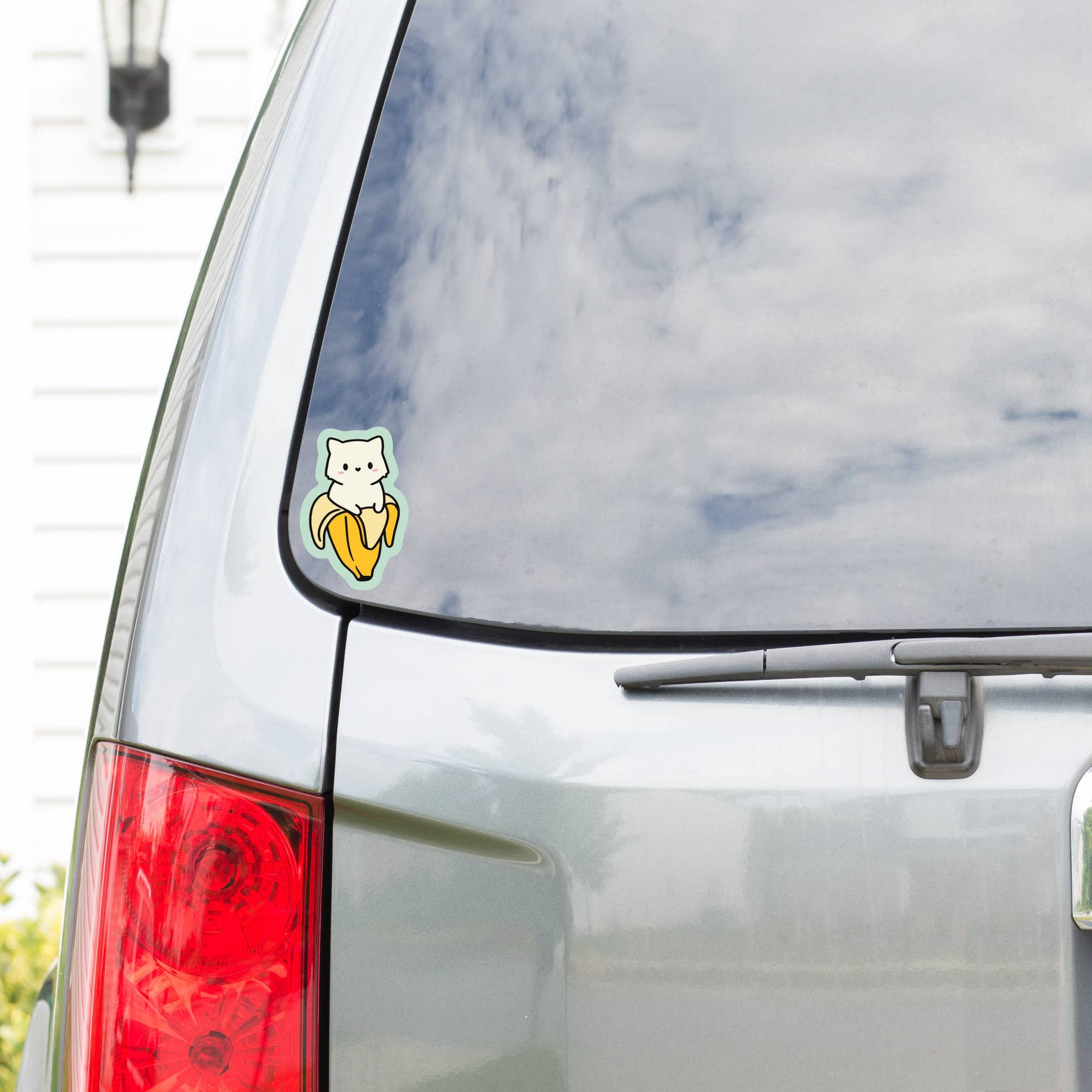Banana Kitty Vinyl Sticker