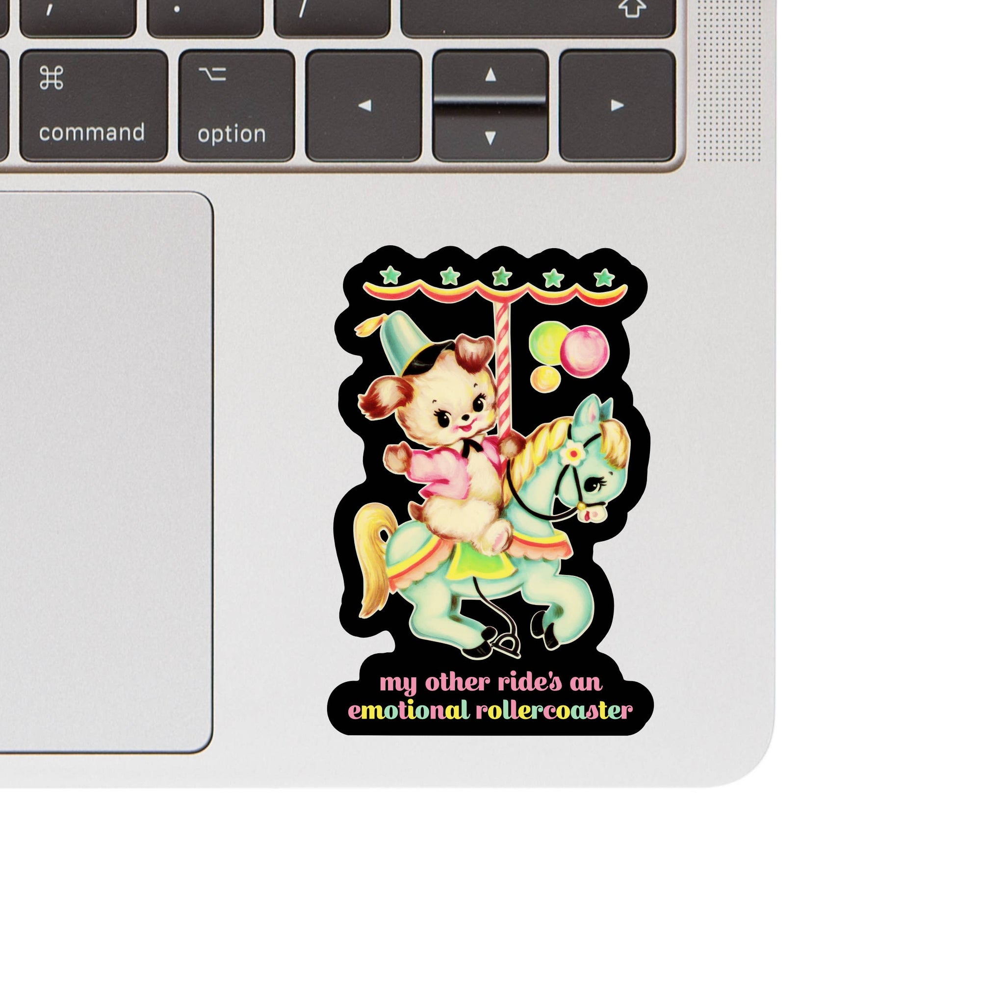 Emotional Rollercoaster Vinyl Sticker