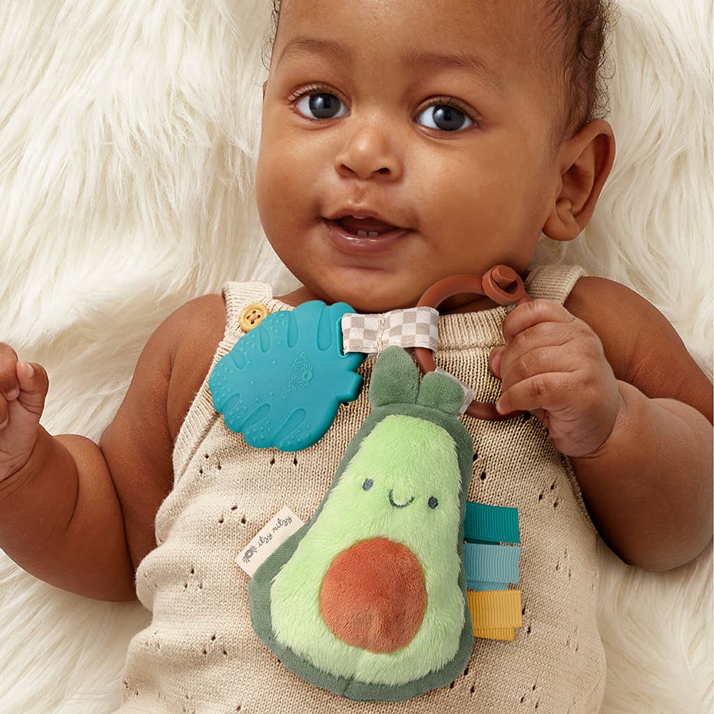 Plush + Teether Avocado