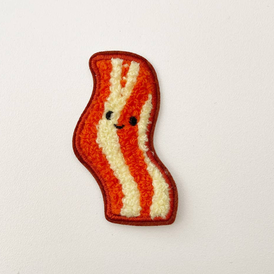 Bacon Stick On Chenille Patch