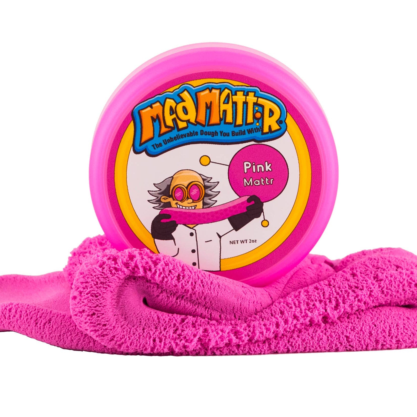 Pink toy with 'Med Matter' branding on a white background