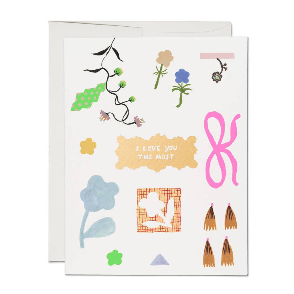 Petals and Blooms love card