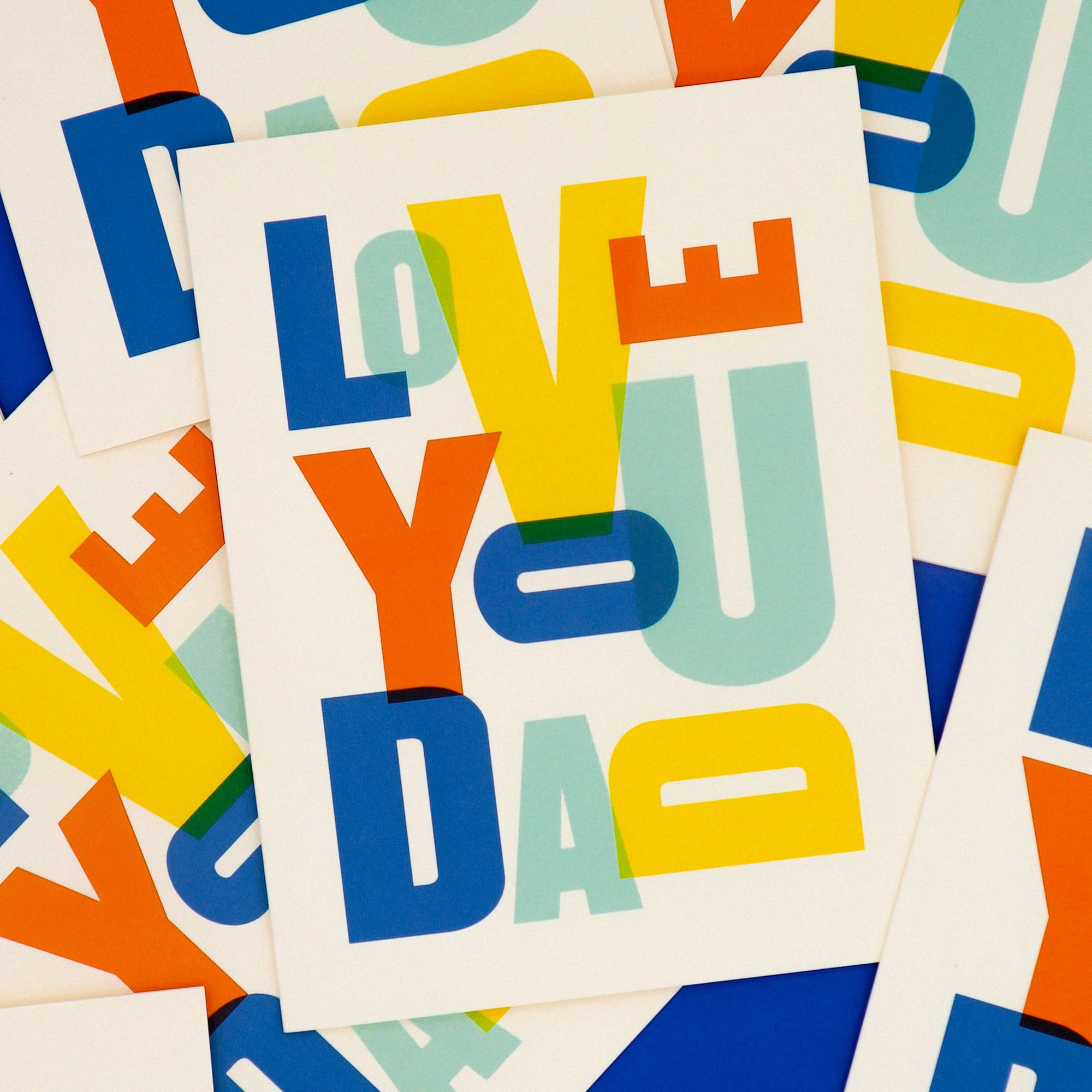 I Love You Dad Card – Father’s Day or Dad Birthday Card
