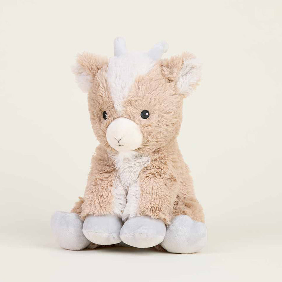 Plush toy unicorn with a white background