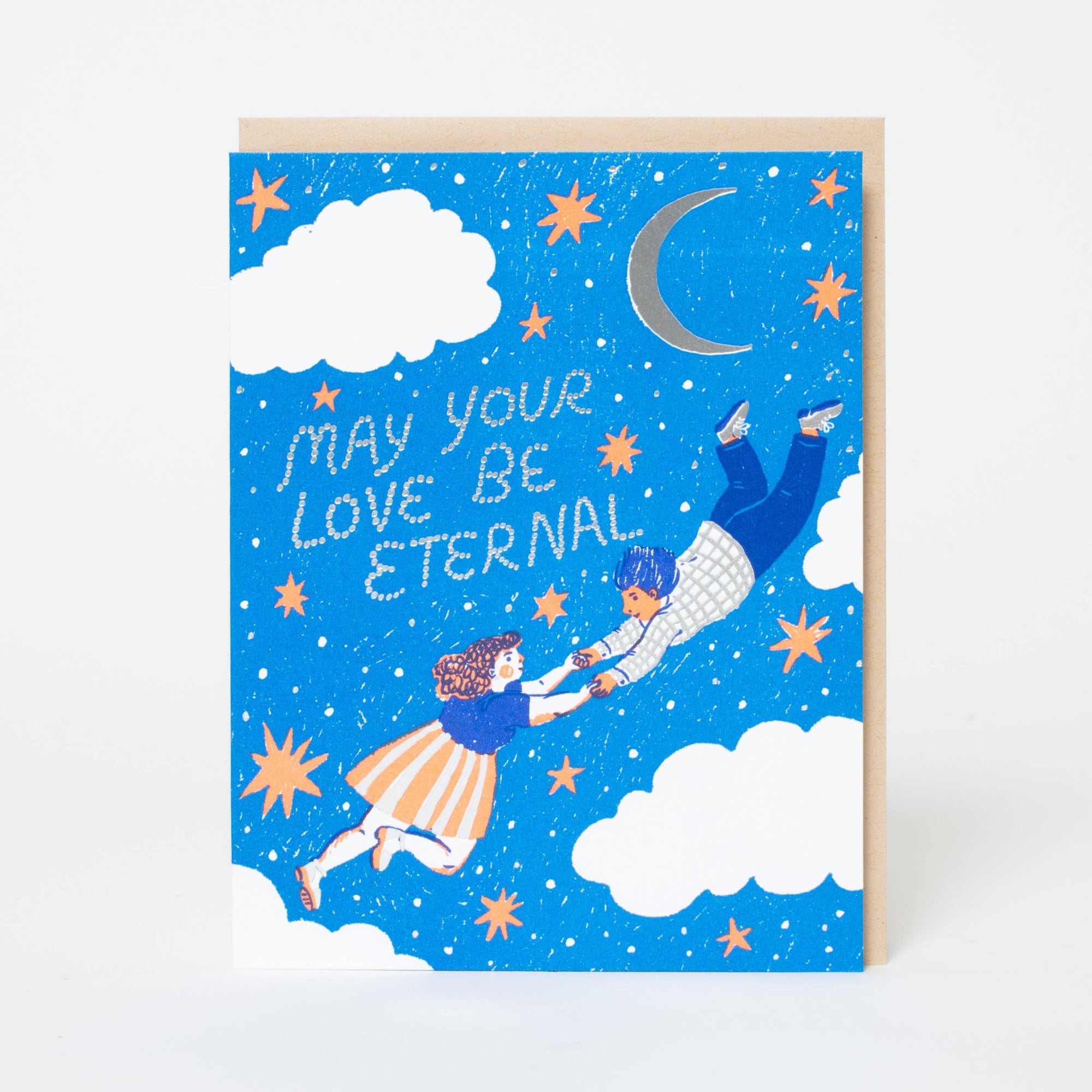 Congrats Eternal Love Letterpress Card -Phoebe Wahl