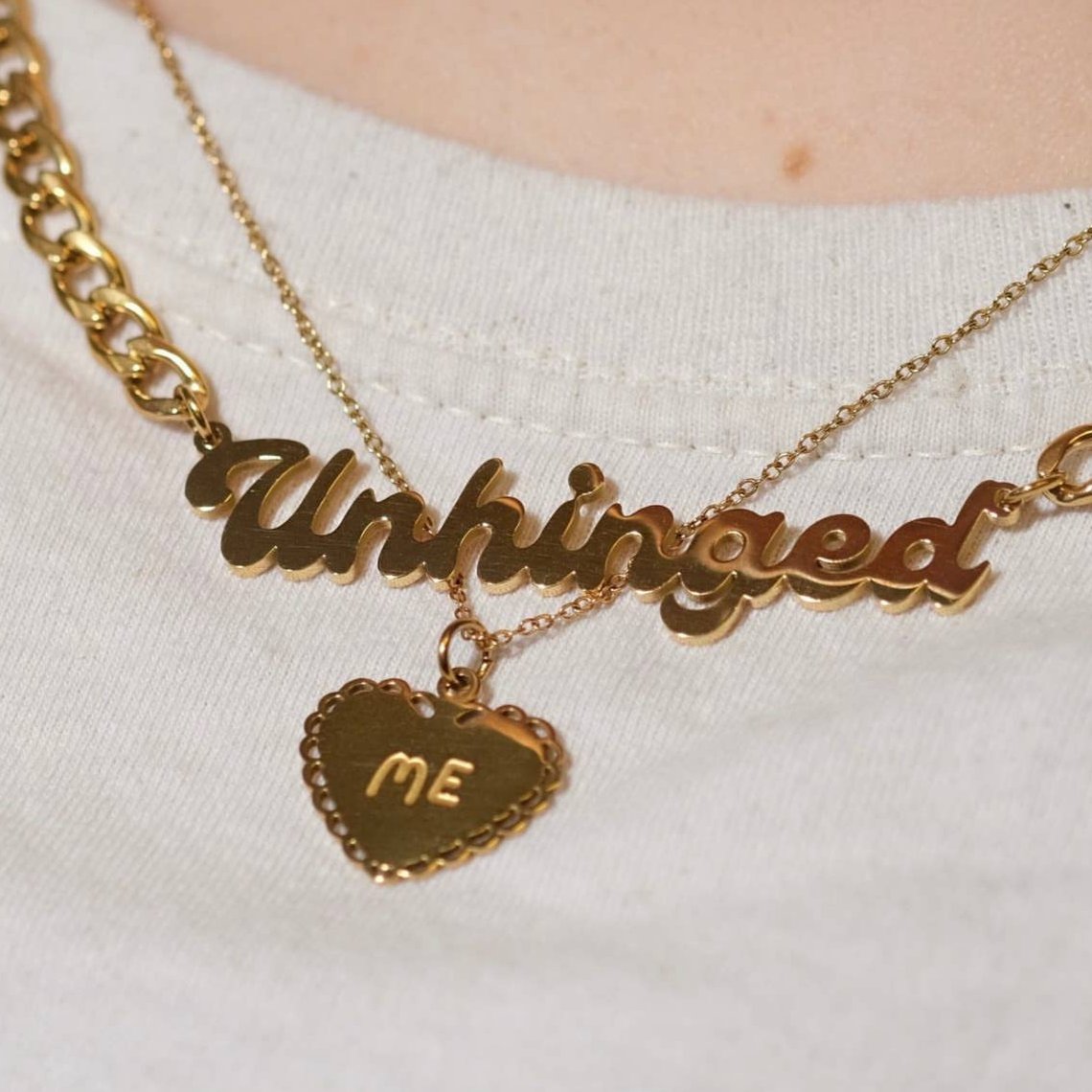 Unhinged Nameplate Necklace