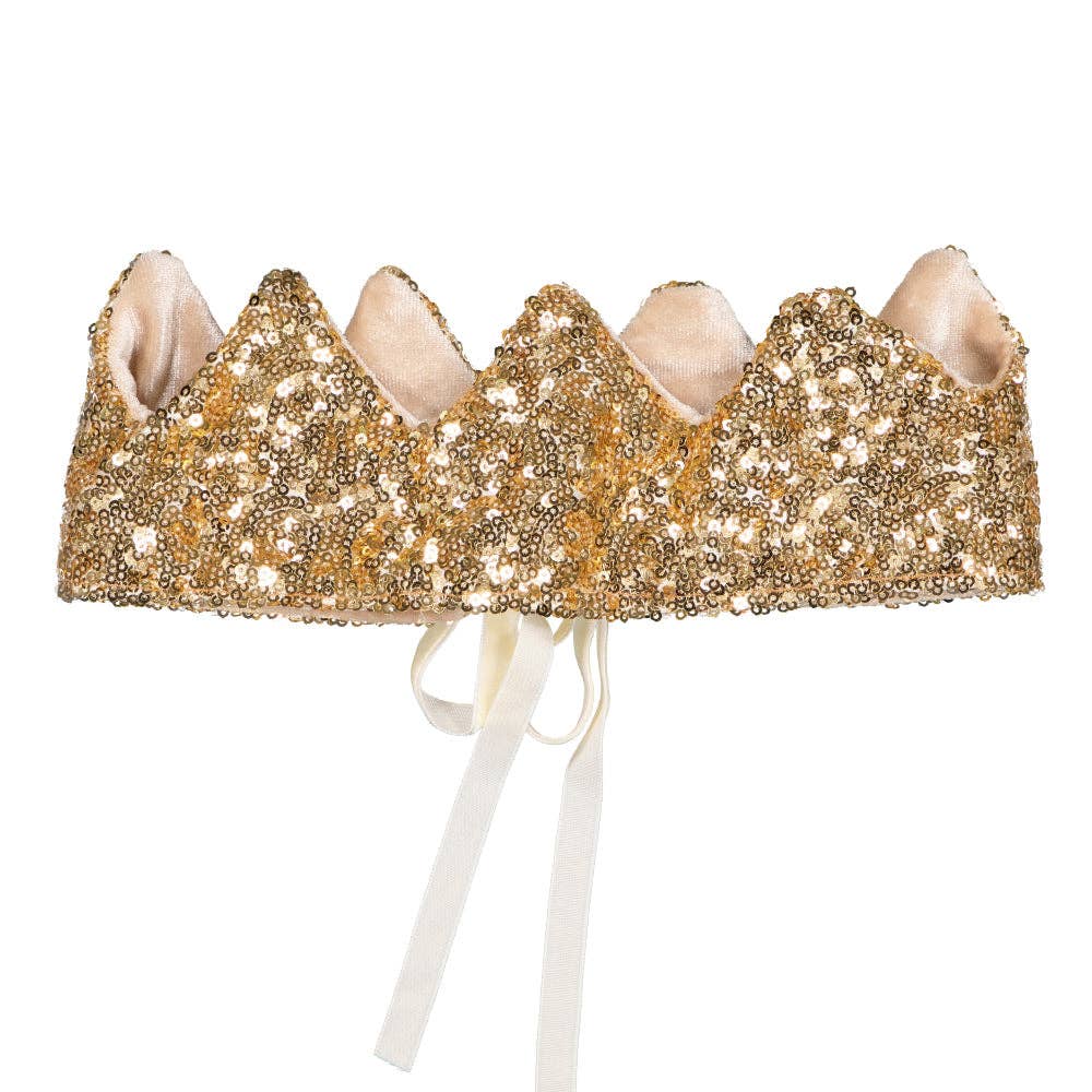 Crown - gold sequins