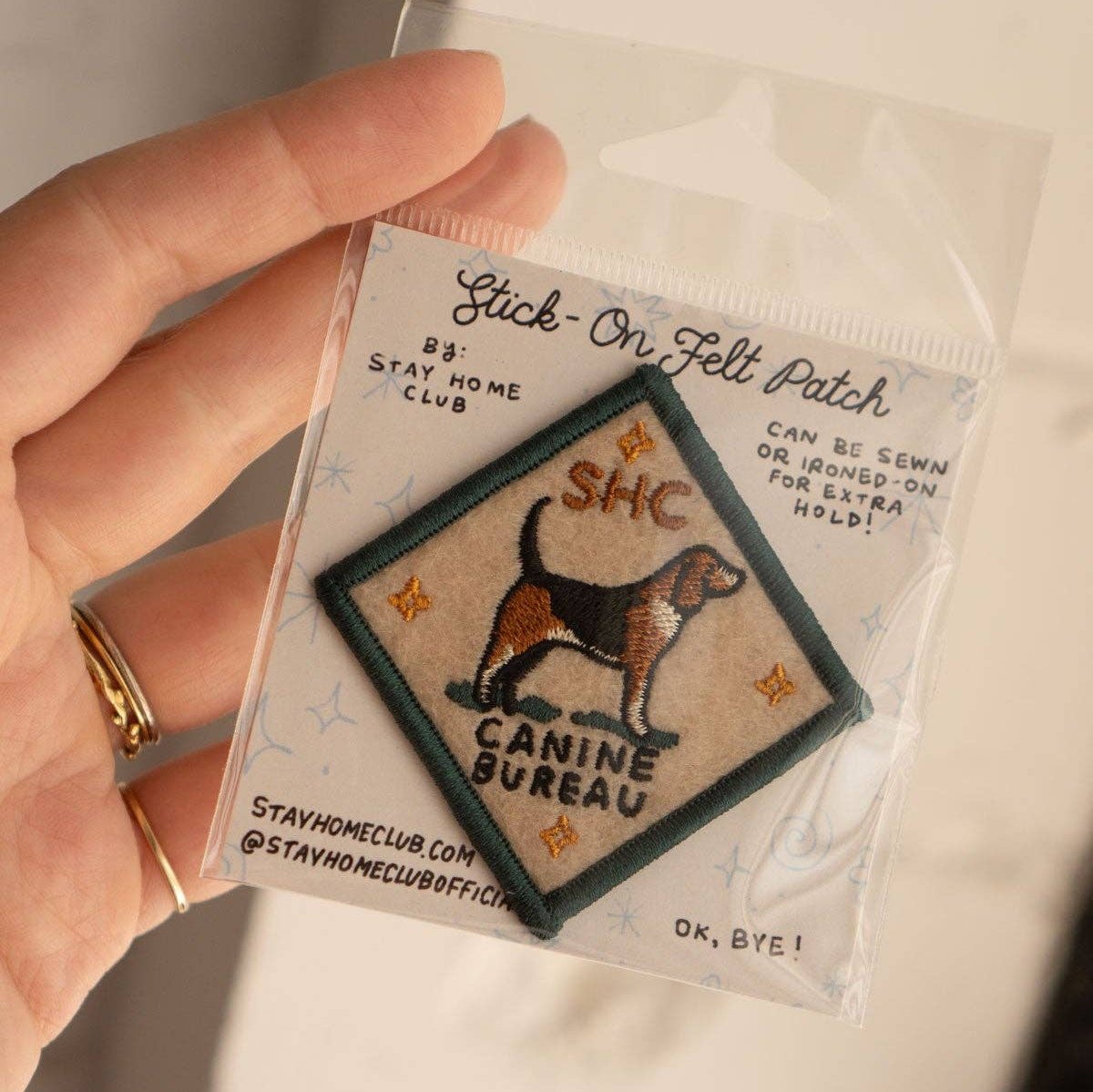 SHC Canine Bureau - Felt Sticky Patch