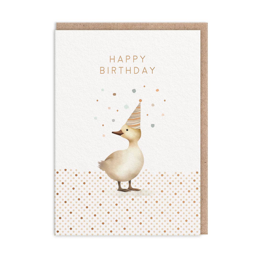 Duckling Birthday Card -birthday